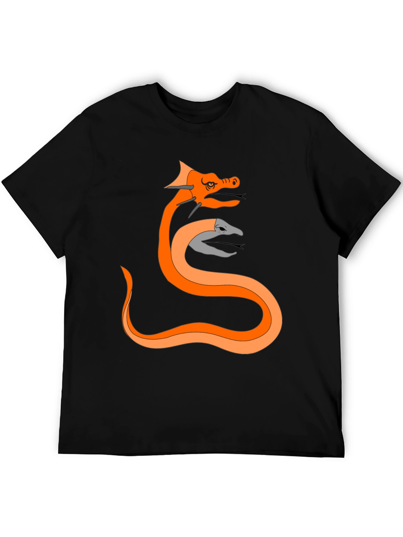Two-Headed Serpent Graphic T-Shirt