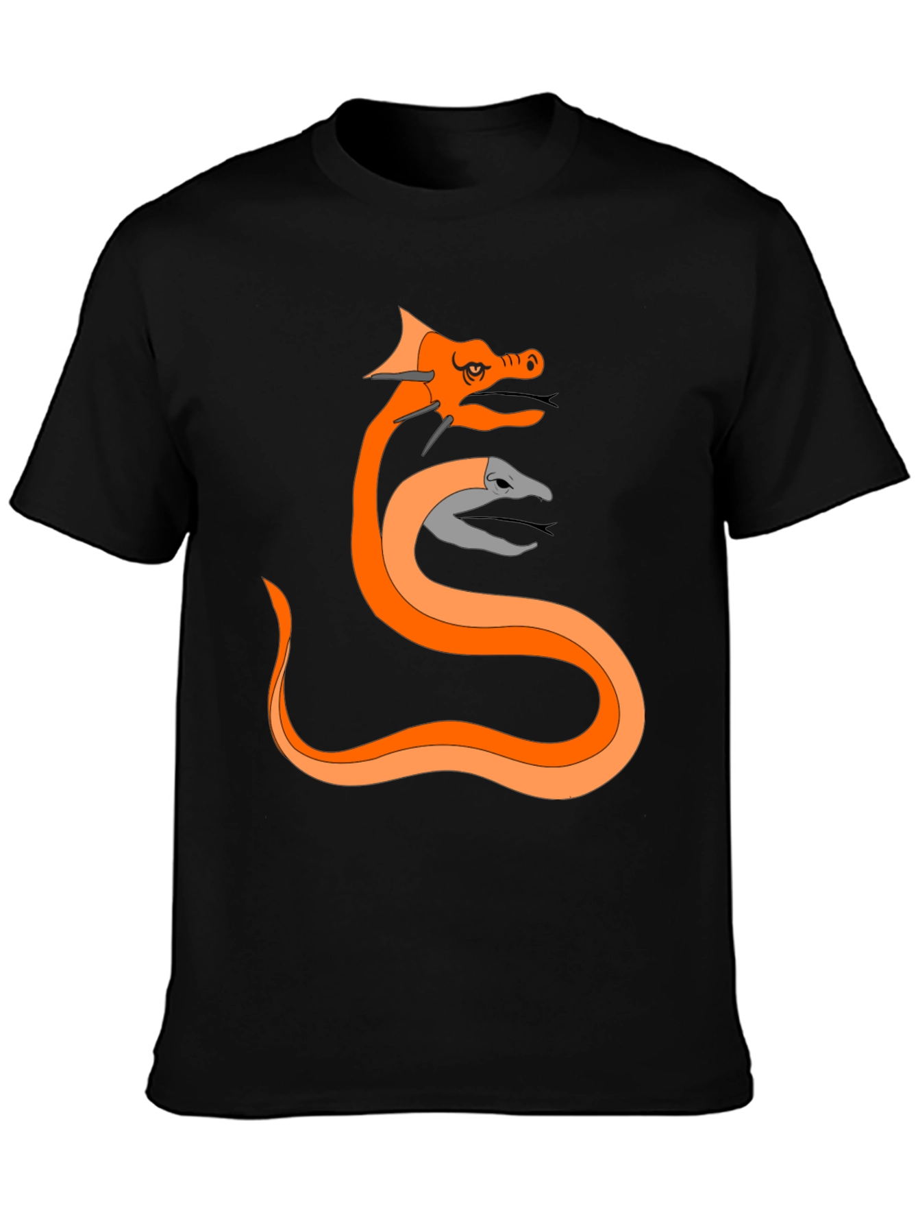 Two-Headed Serpent Graphic T-Shirt