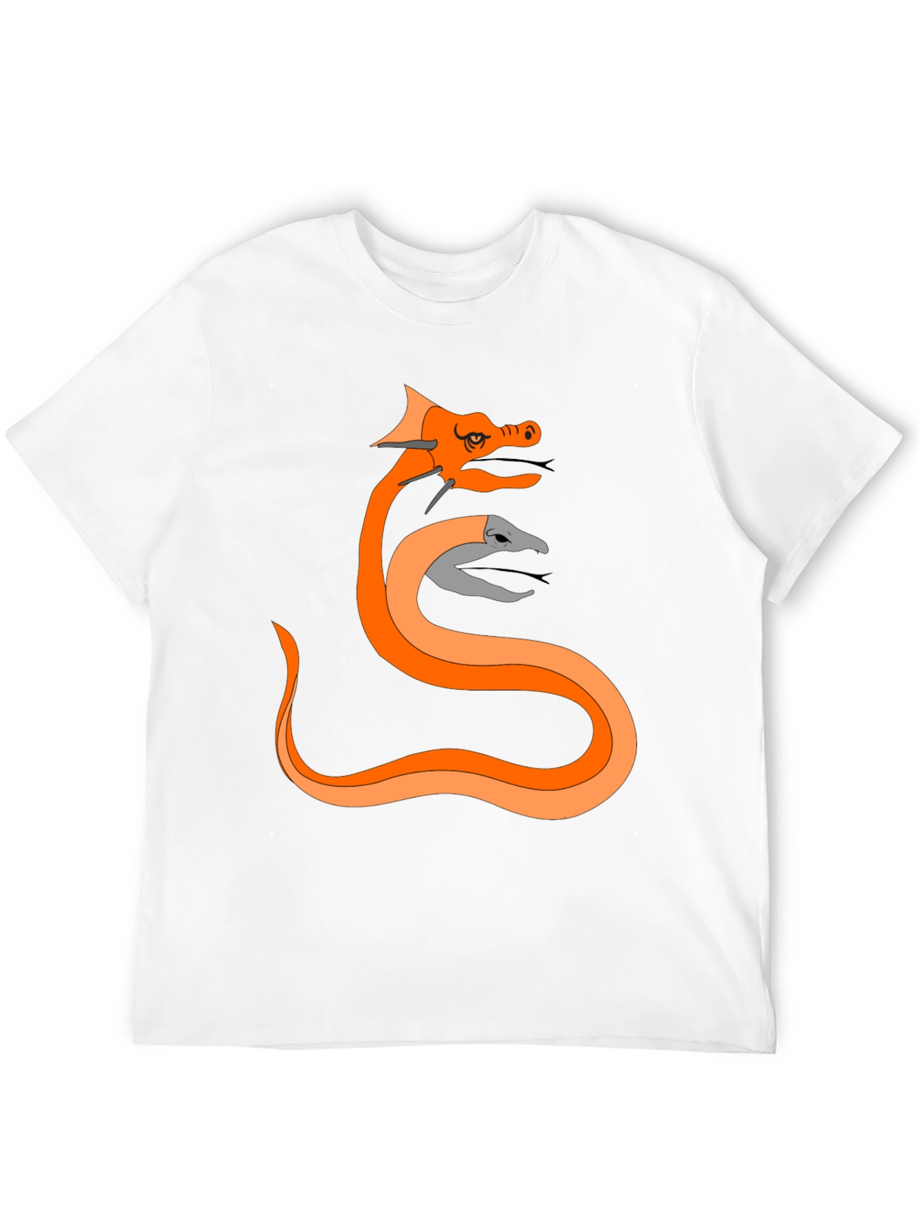 Two-Headed Serpent Graphic T-Shirt