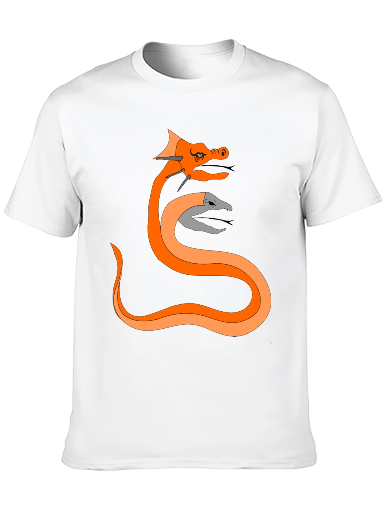 Two-Headed Serpent Graphic T-Shirt