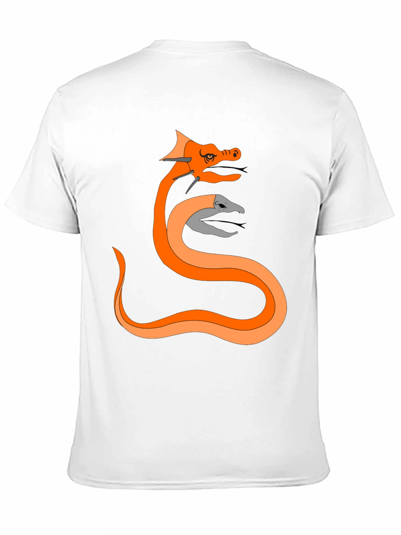 Two-Headed Serpent Graphic T-Shirt
