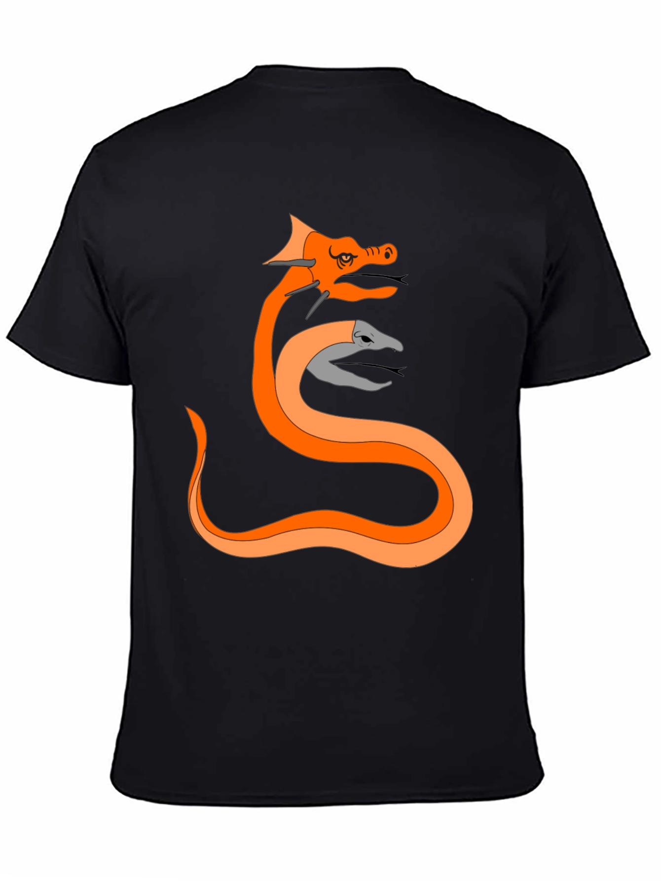 Two-Headed Serpent Graphic T-Shirt