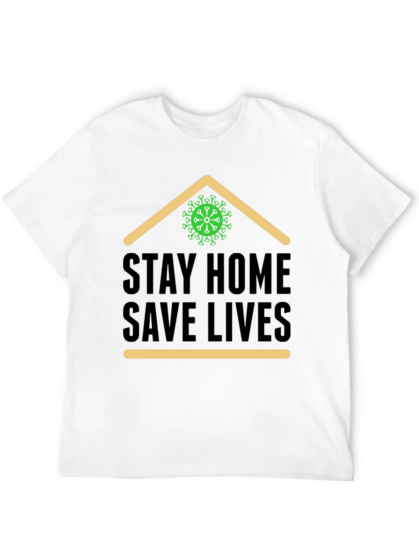 Stay Home Save Lives Graphic Tee