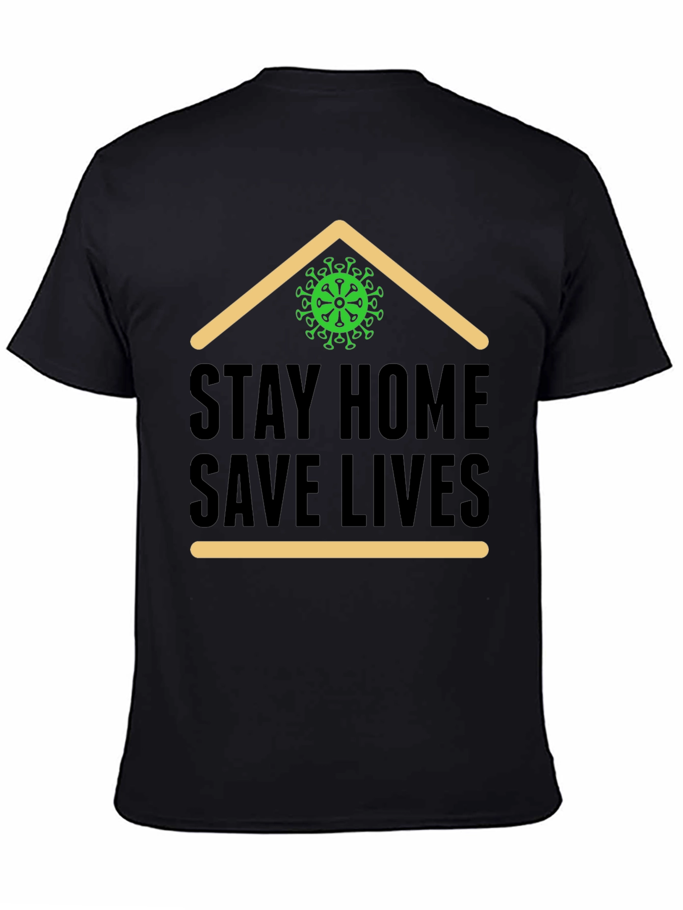 Stay Home Save Lives Graphic Tee