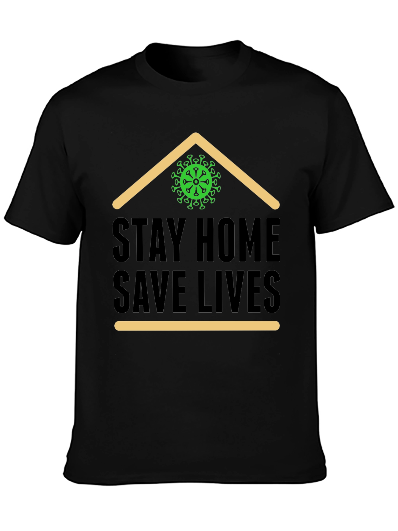 Stay Home Save Lives Graphic Tee