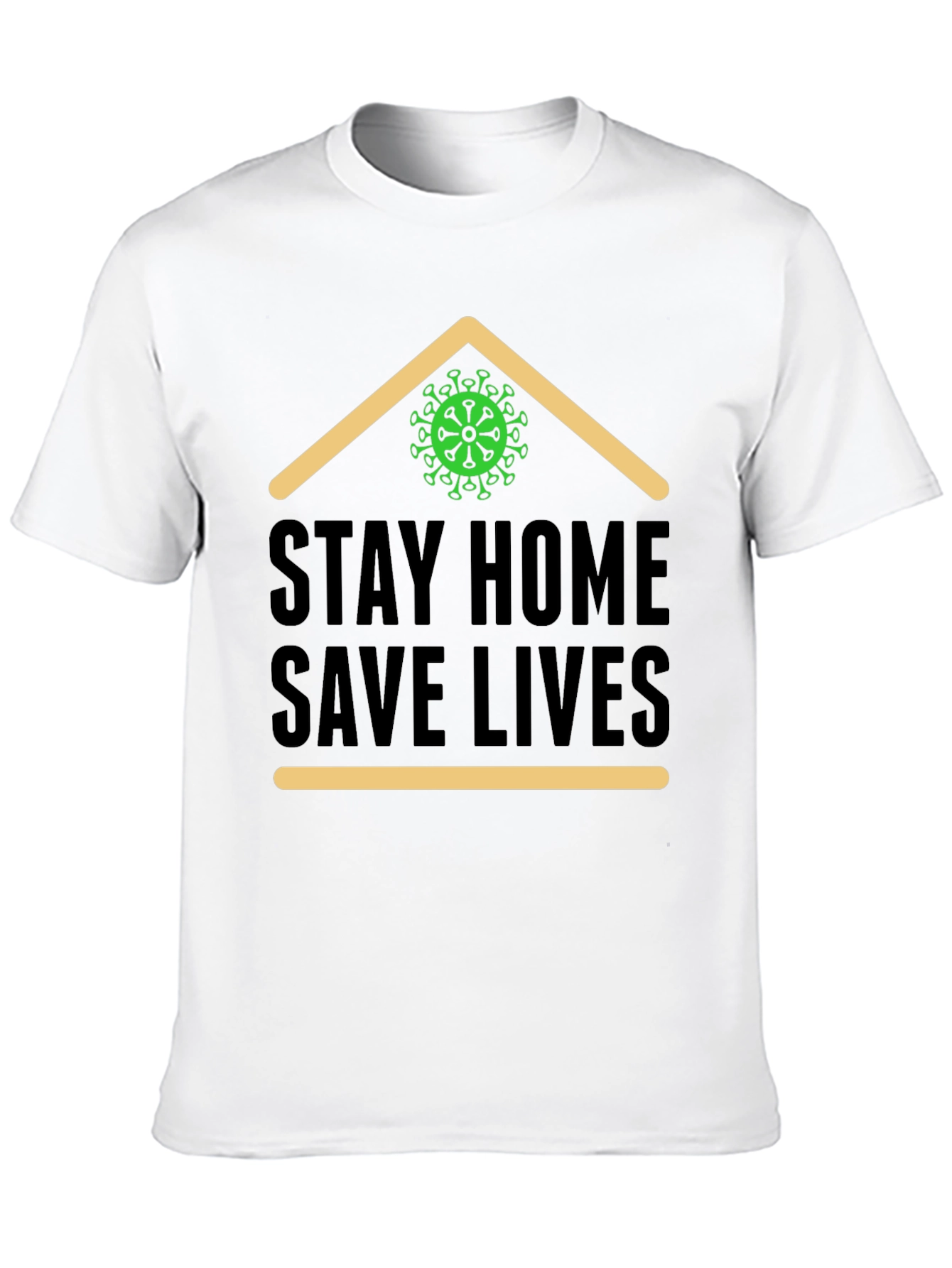 Stay Home Save Lives Graphic Tee