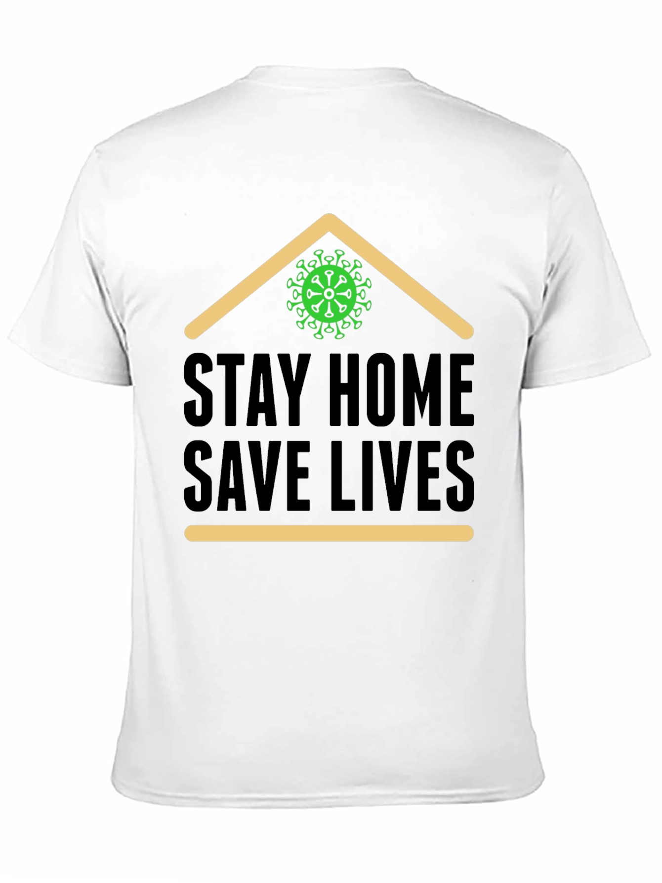 Stay Home Save Lives Graphic Tee
