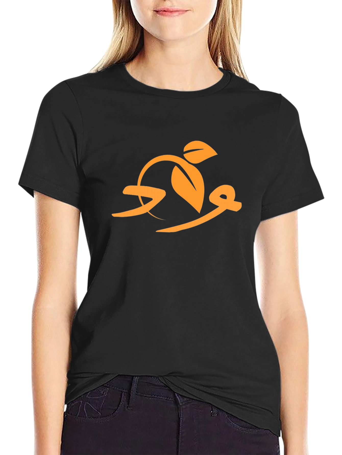 Stylish Black T-Shirt with Arabic Calligraphy Design