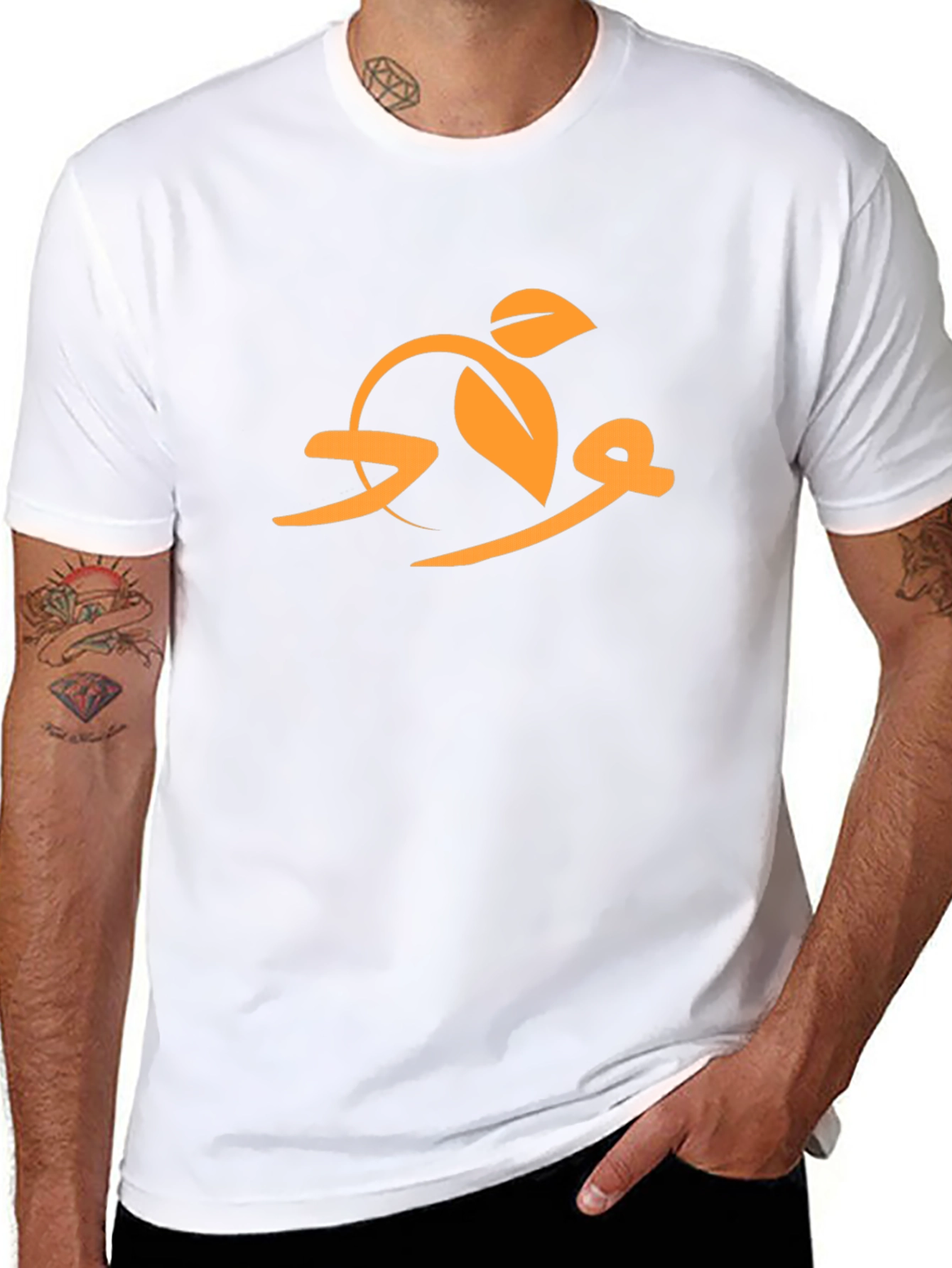 Stylish Black T-Shirt with Arabic Calligraphy Design