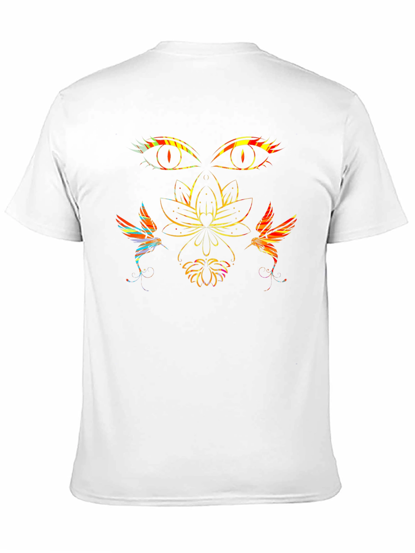 Mystic Lotus Graphic Tee - Black