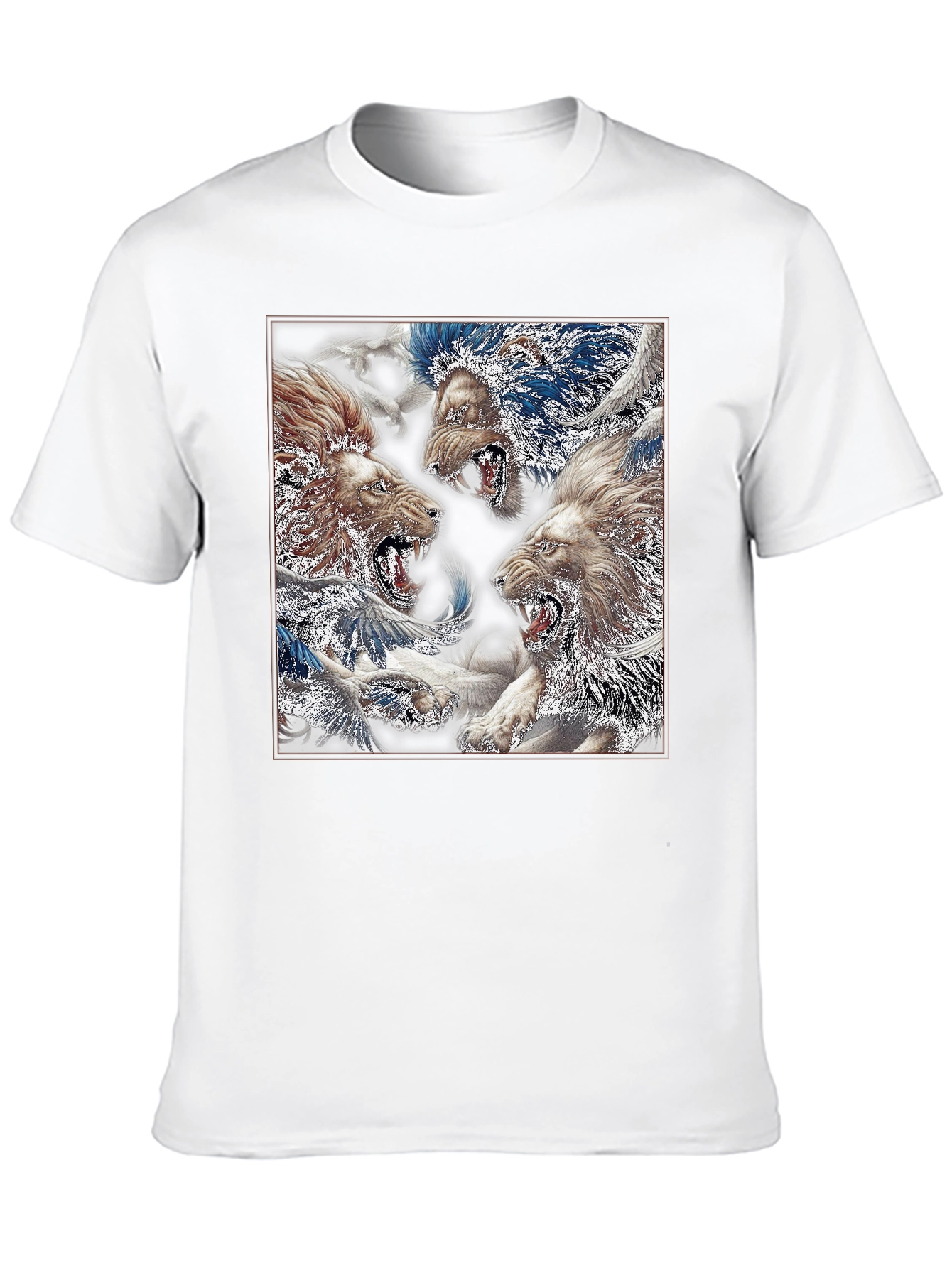Lion T-Shirt - Graphic Print