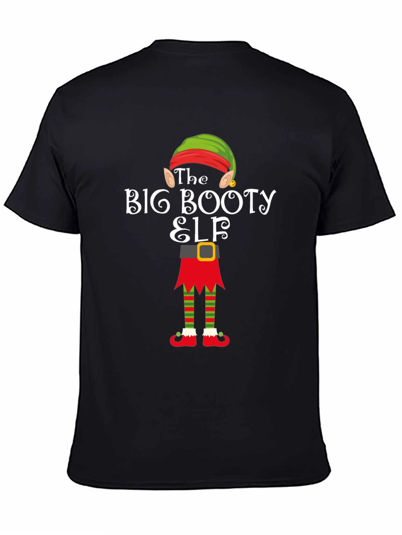 The Big Booty Elf Christmas T-Shirt