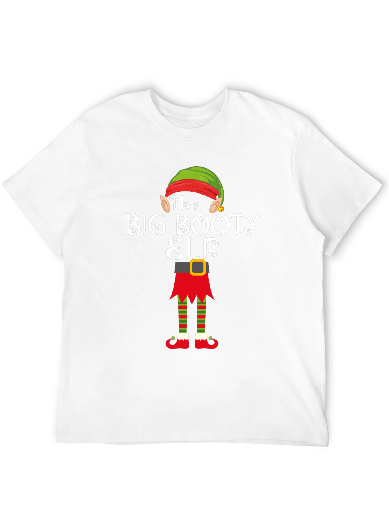 The Big Booty Elf Christmas T-Shirt
