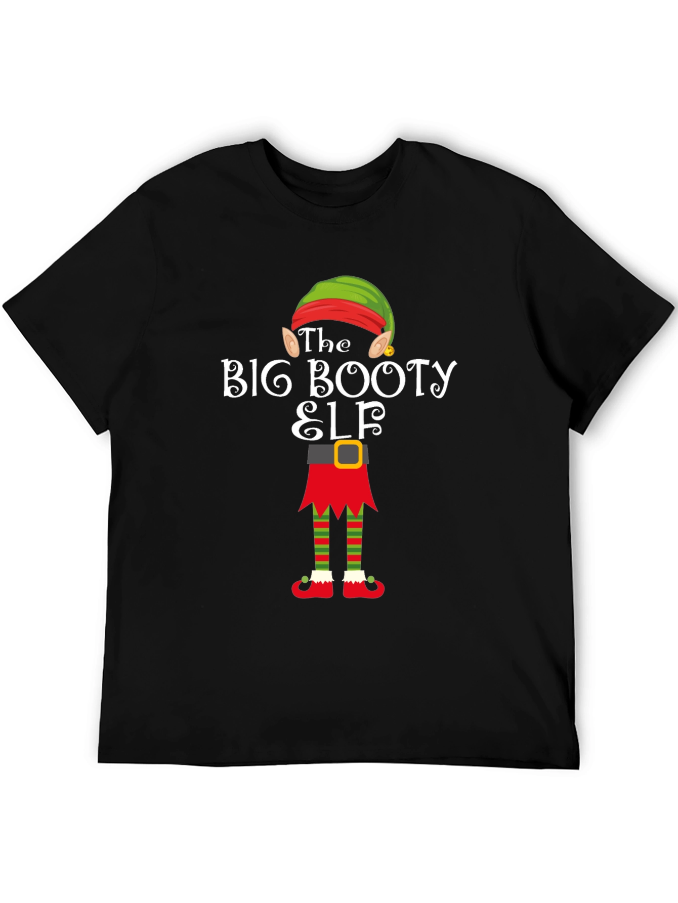 The Big Booty Elf Christmas T-Shirt