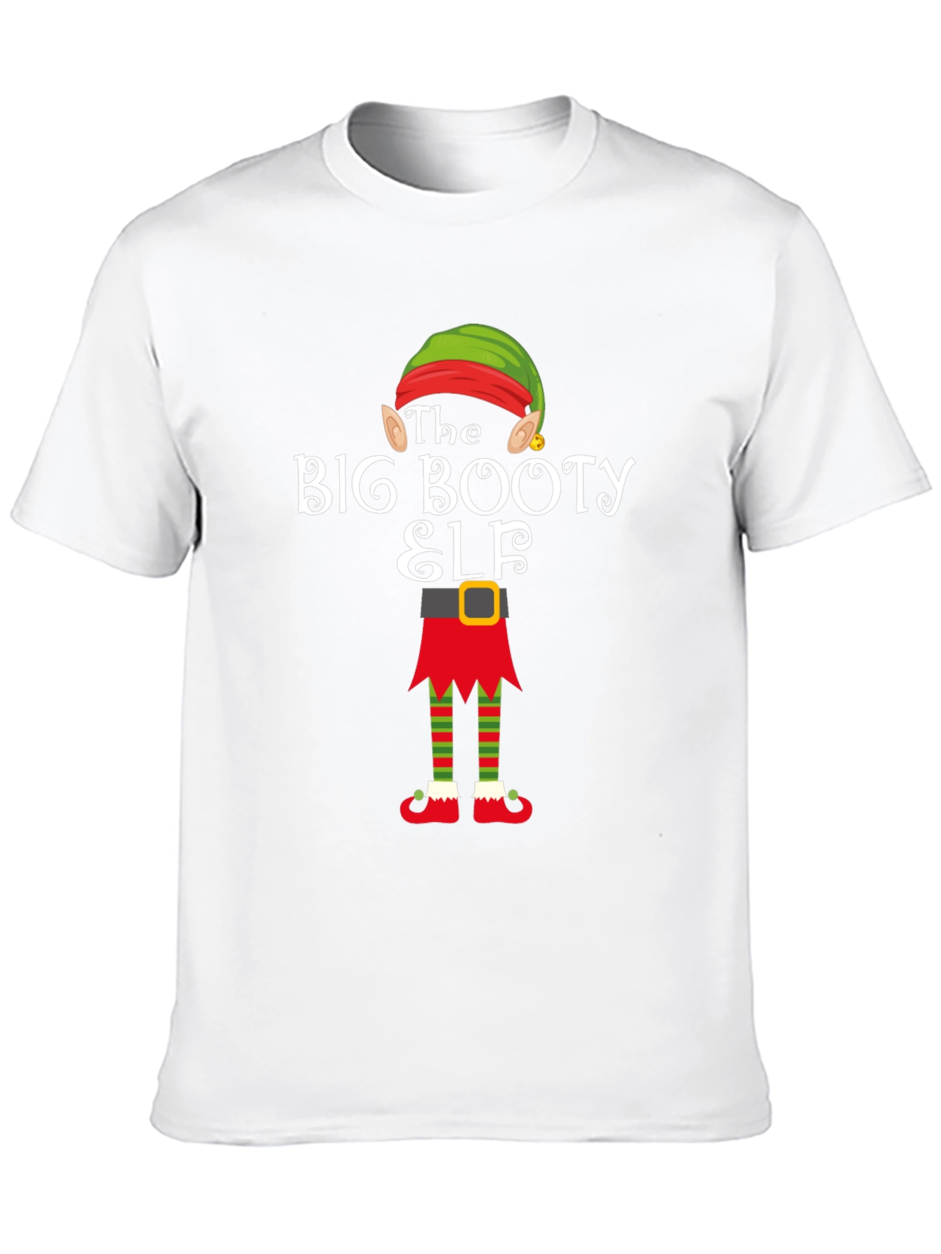 The Big Booty Elf Christmas T-Shirt