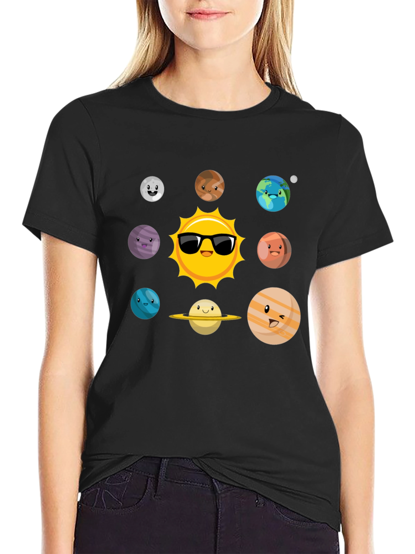 Cartoon Planet Graphic Tee