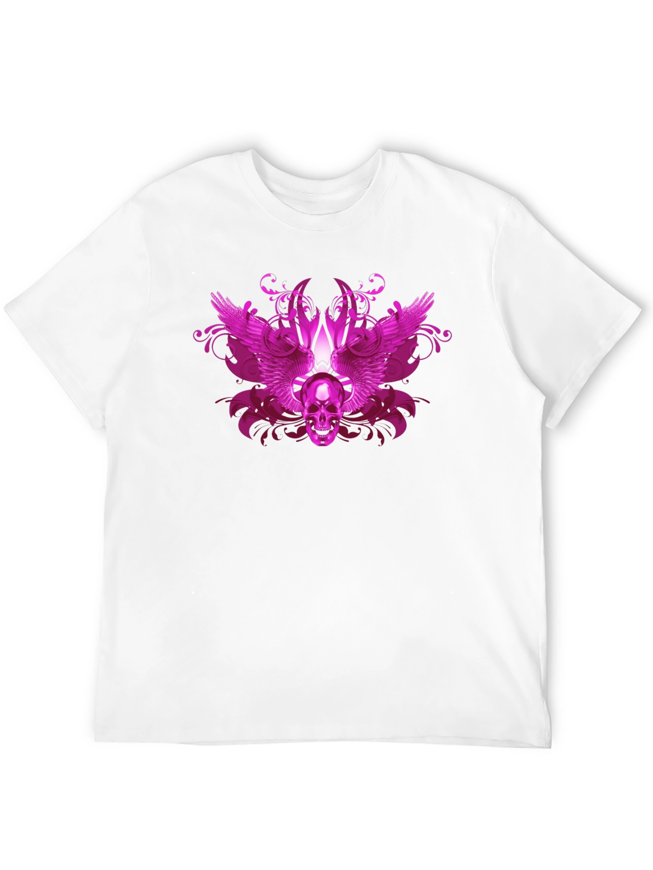 Skull Wings Graphic T-Shirt - Gothic Style