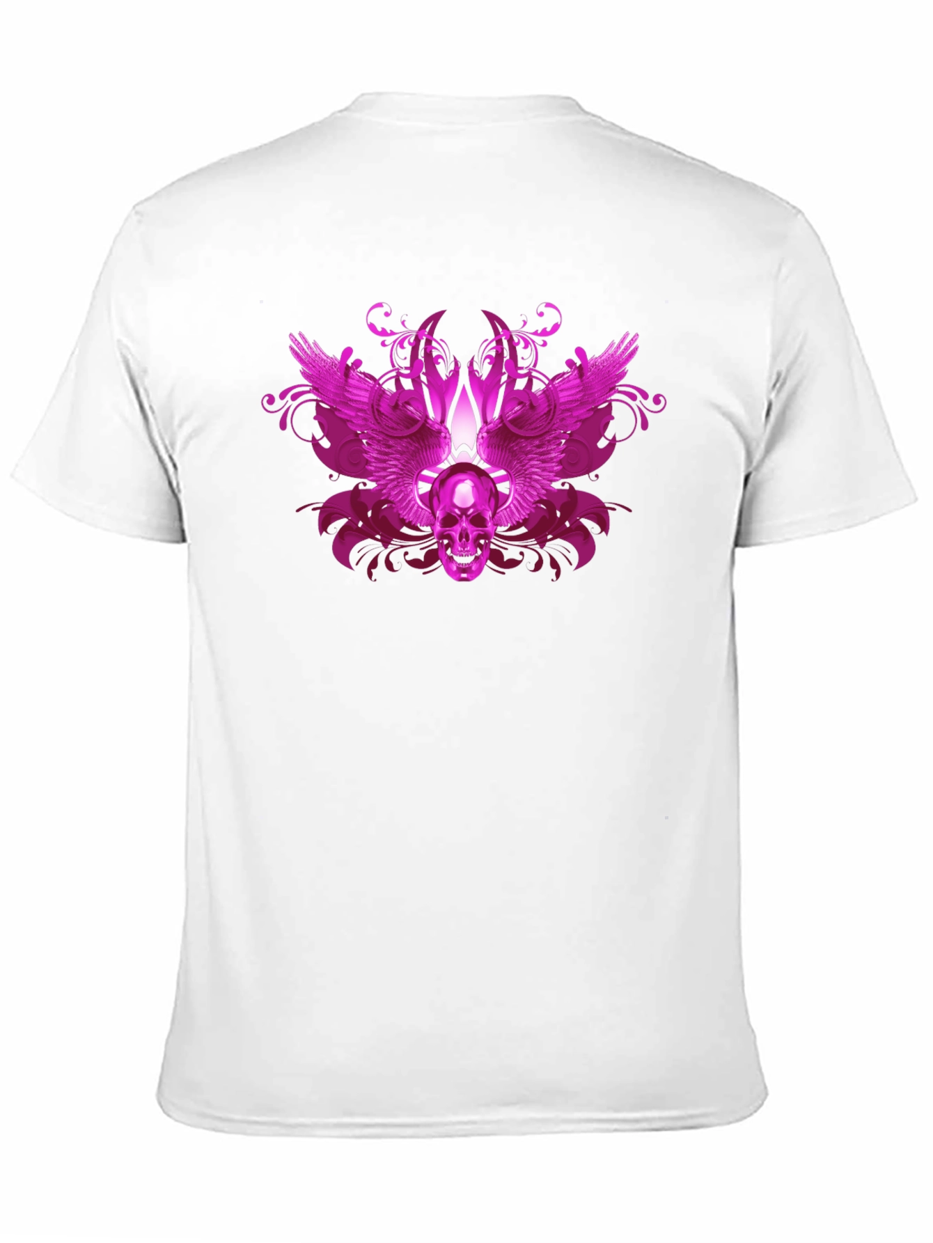 Skull Wings Graphic T-Shirt - Gothic Style