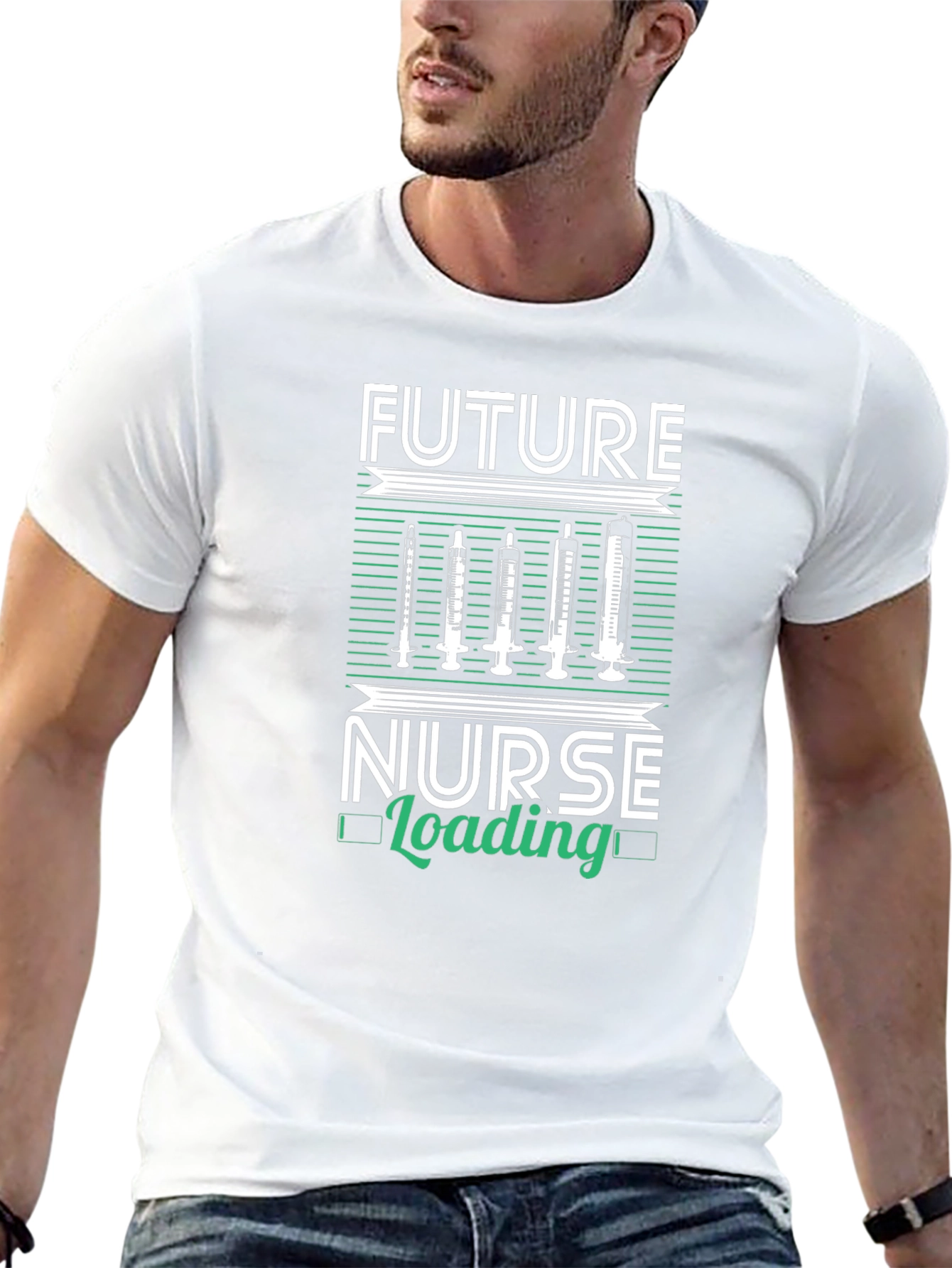 Future Nurse Loading Graphic T-Shirt