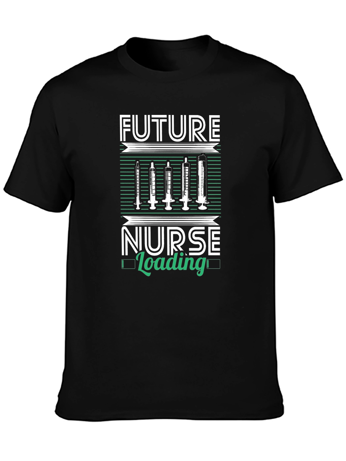 Future Nurse Loading Graphic T-Shirt