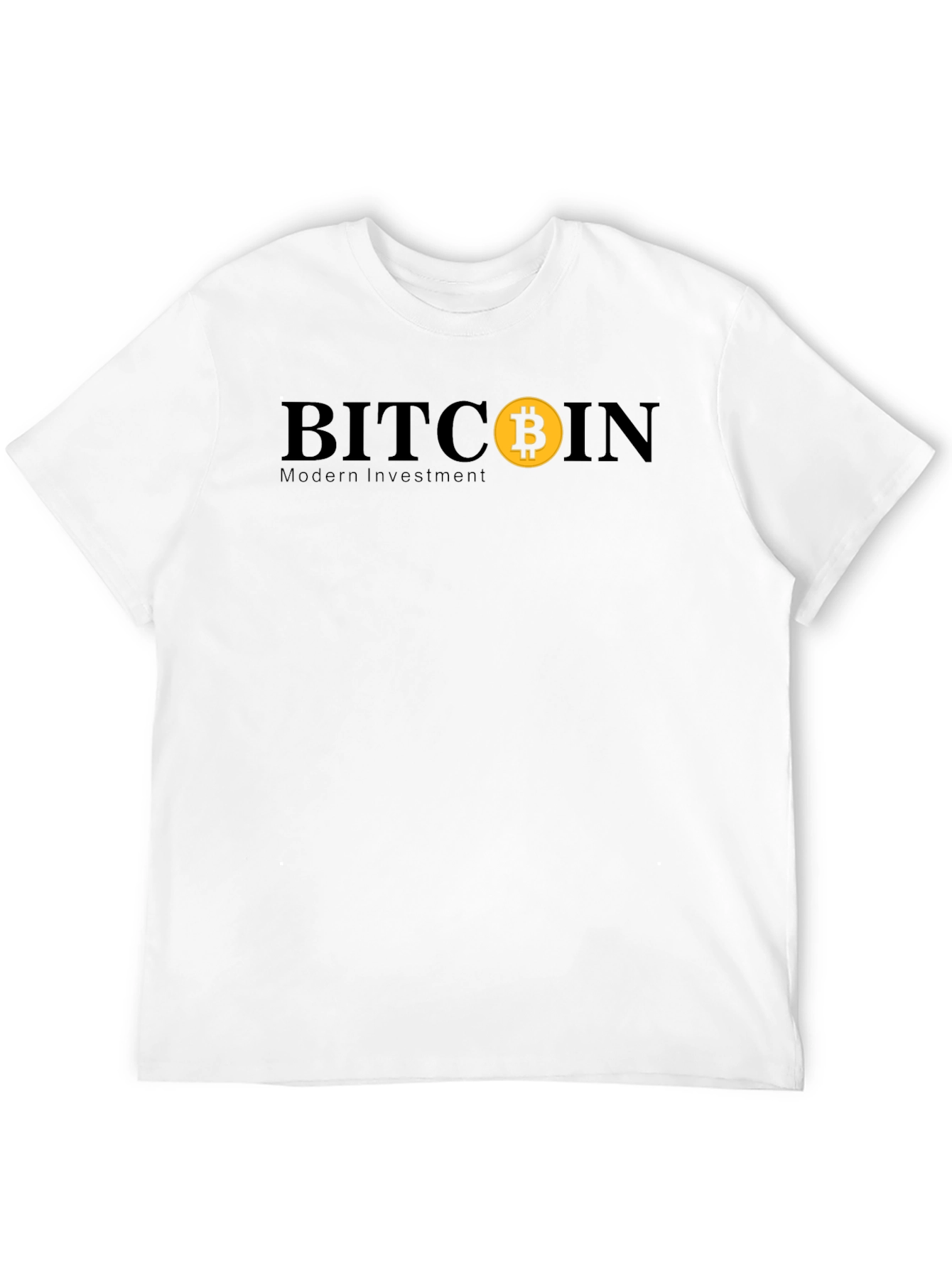Bitcoin Modern Investment Black T-Shirt