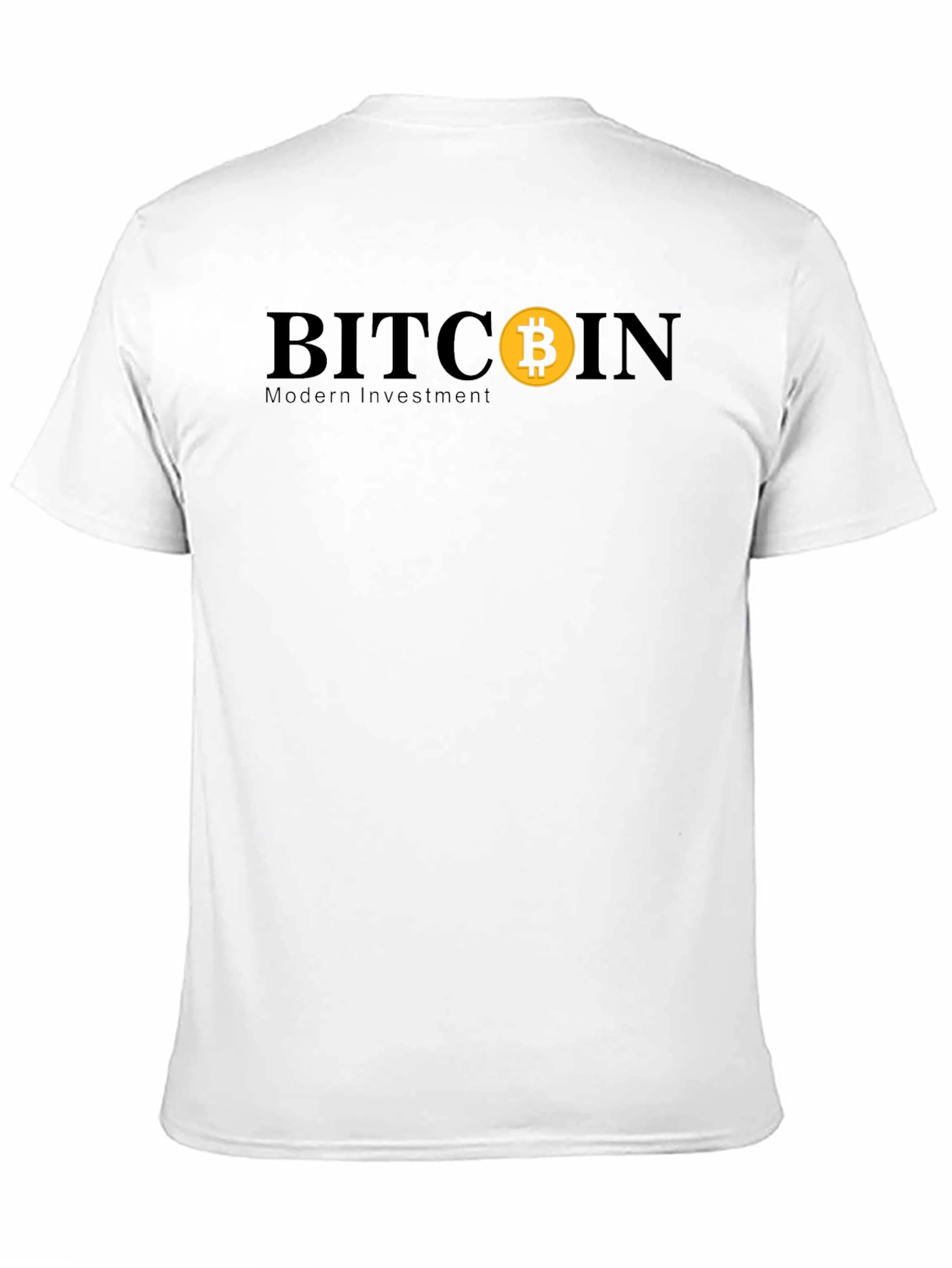 Bitcoin Modern Investment Black T-Shirt