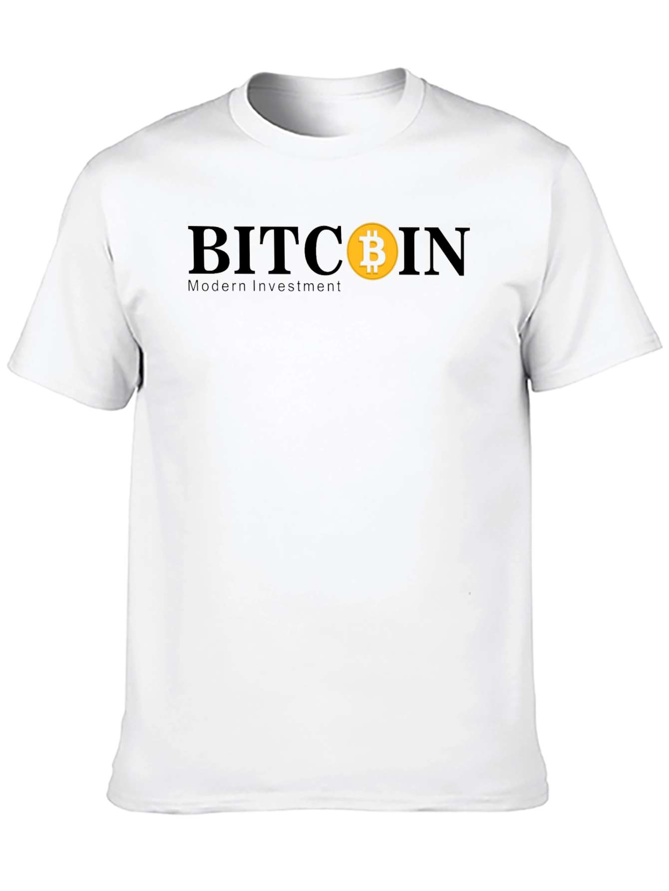 Bitcoin Modern Investment Black T-Shirt