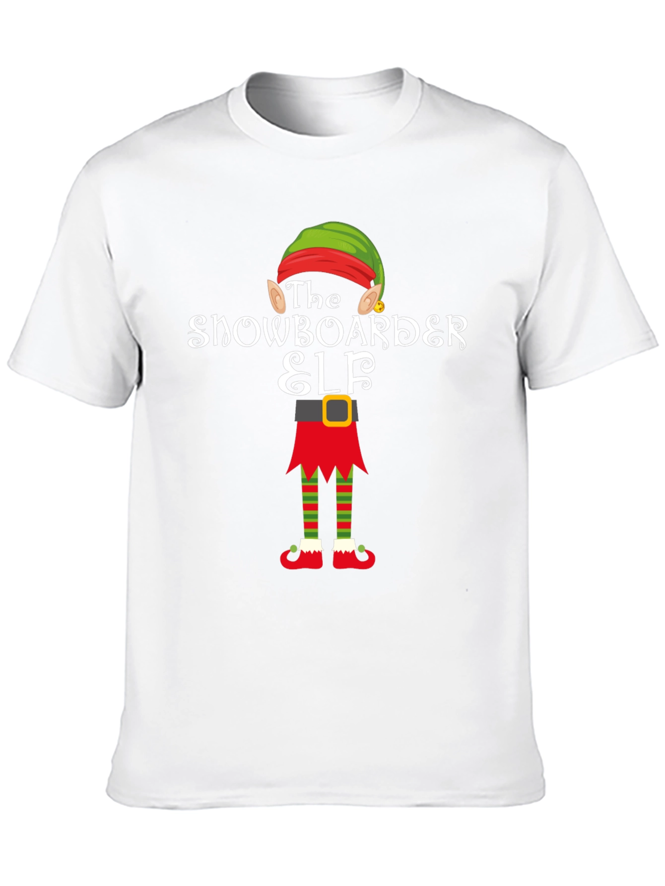 Snowboarder Elf Graphic Tee