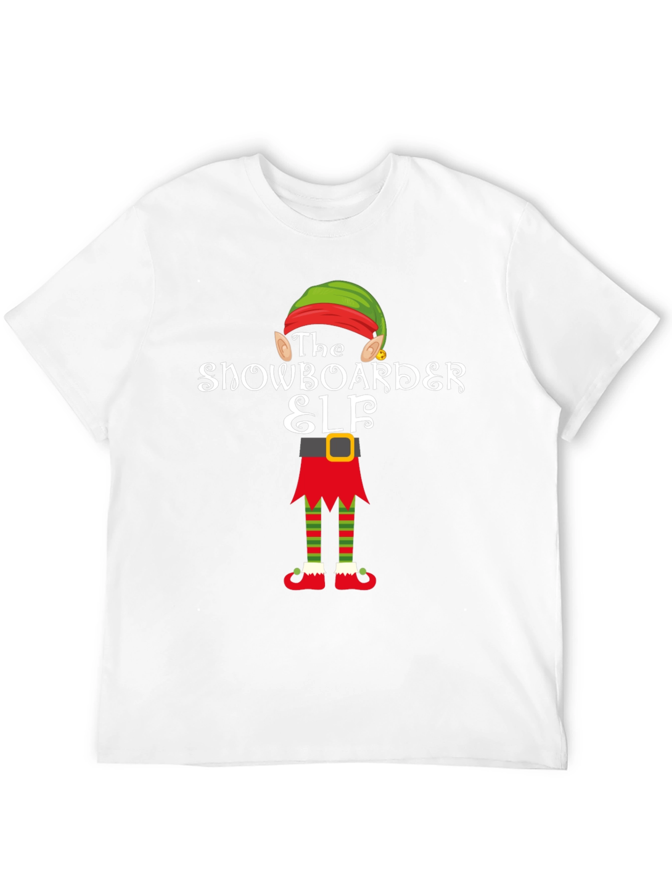 Snowboarder Elf Graphic Tee