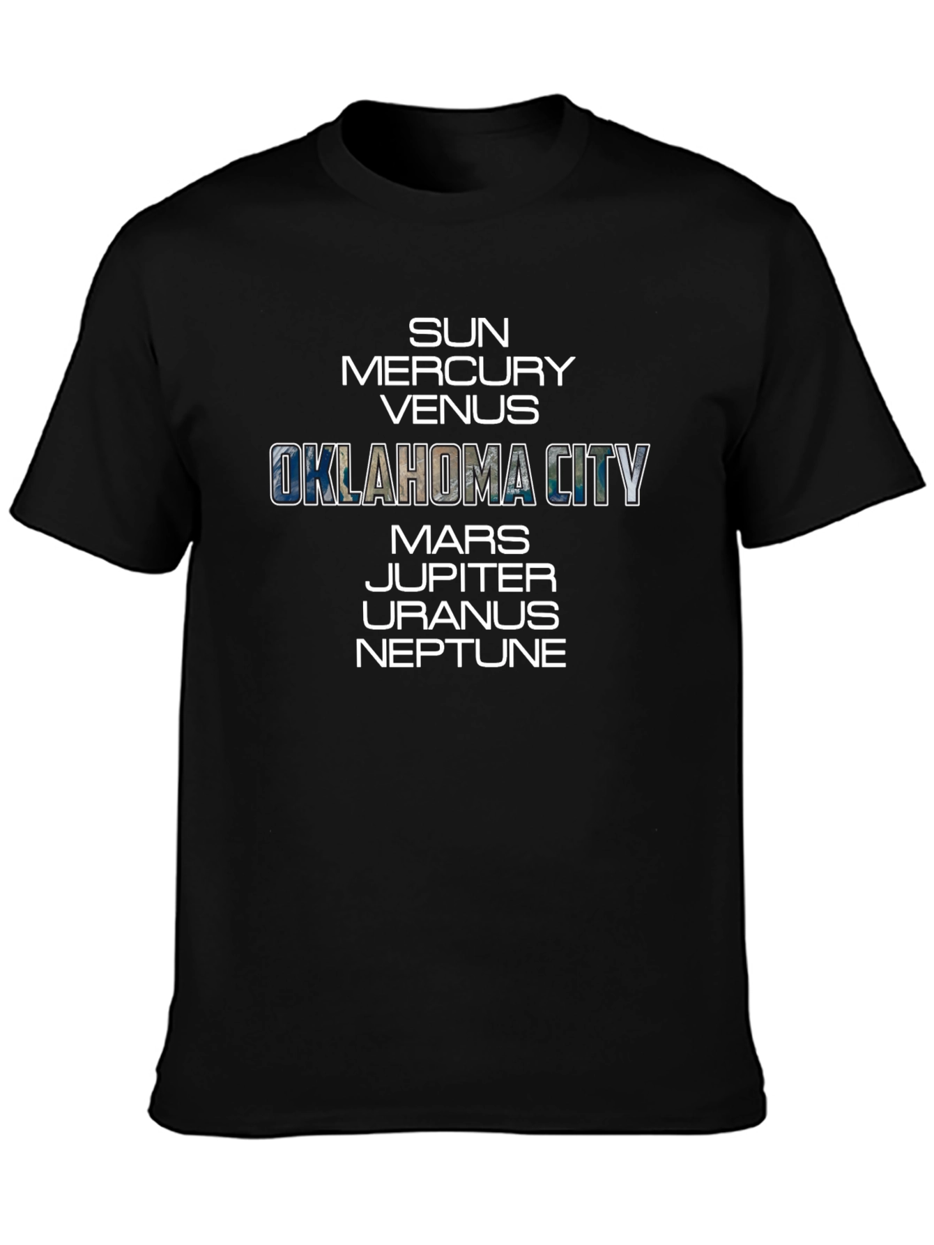 Oklahoma City Planets Graphic Tee
