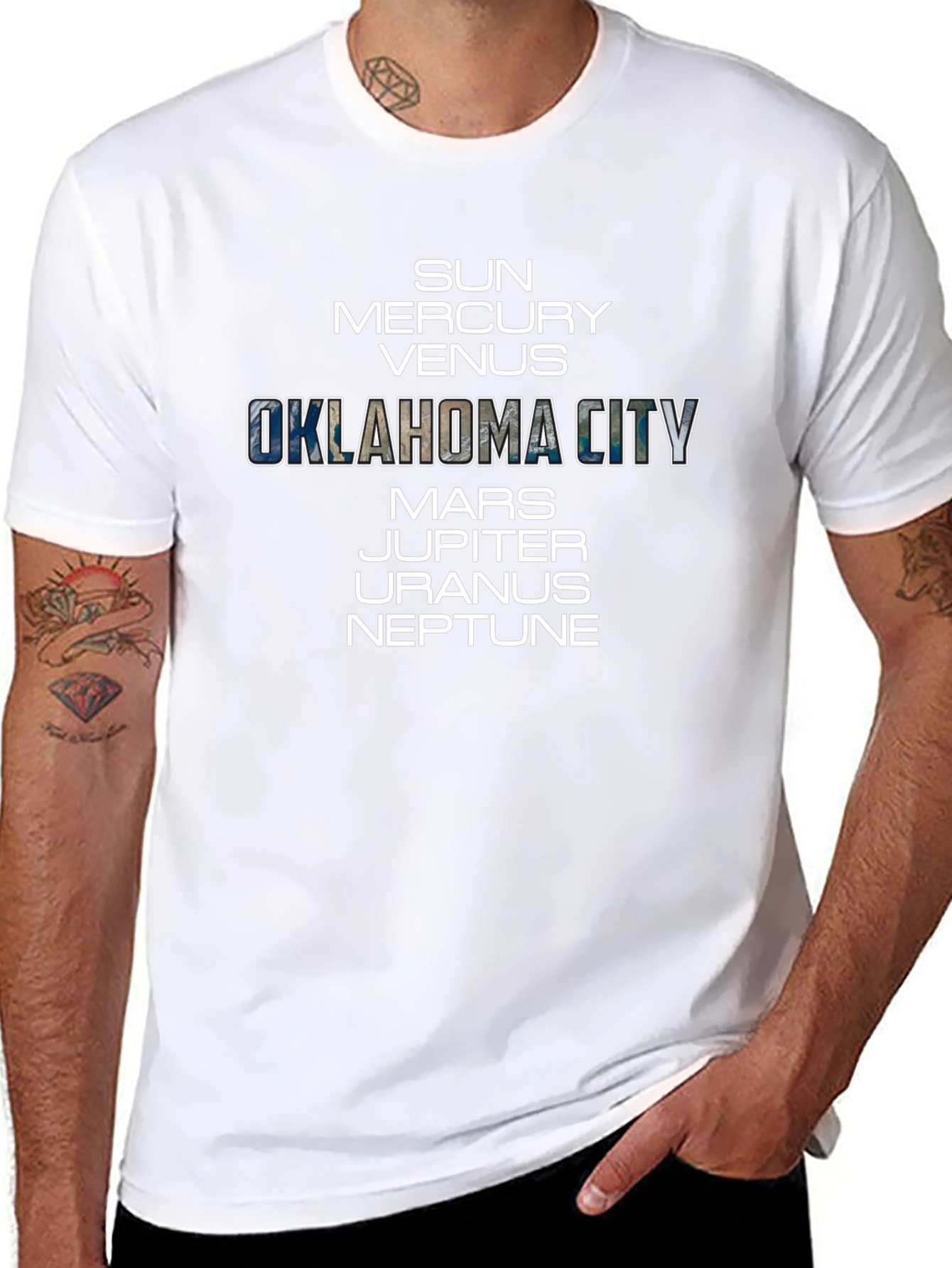 Oklahoma City Planets Graphic Tee