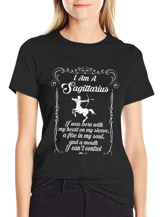 Sagittarius Zodiac T-Shirt - I Am A Sagittarius Graphic Tee