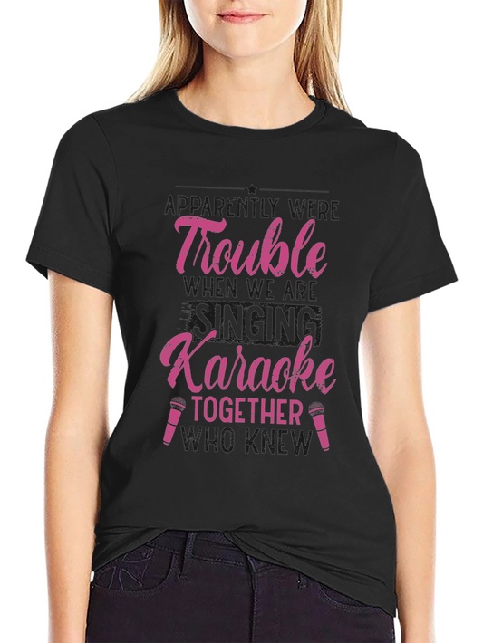 Karaoke Trouble Graphic Tee
