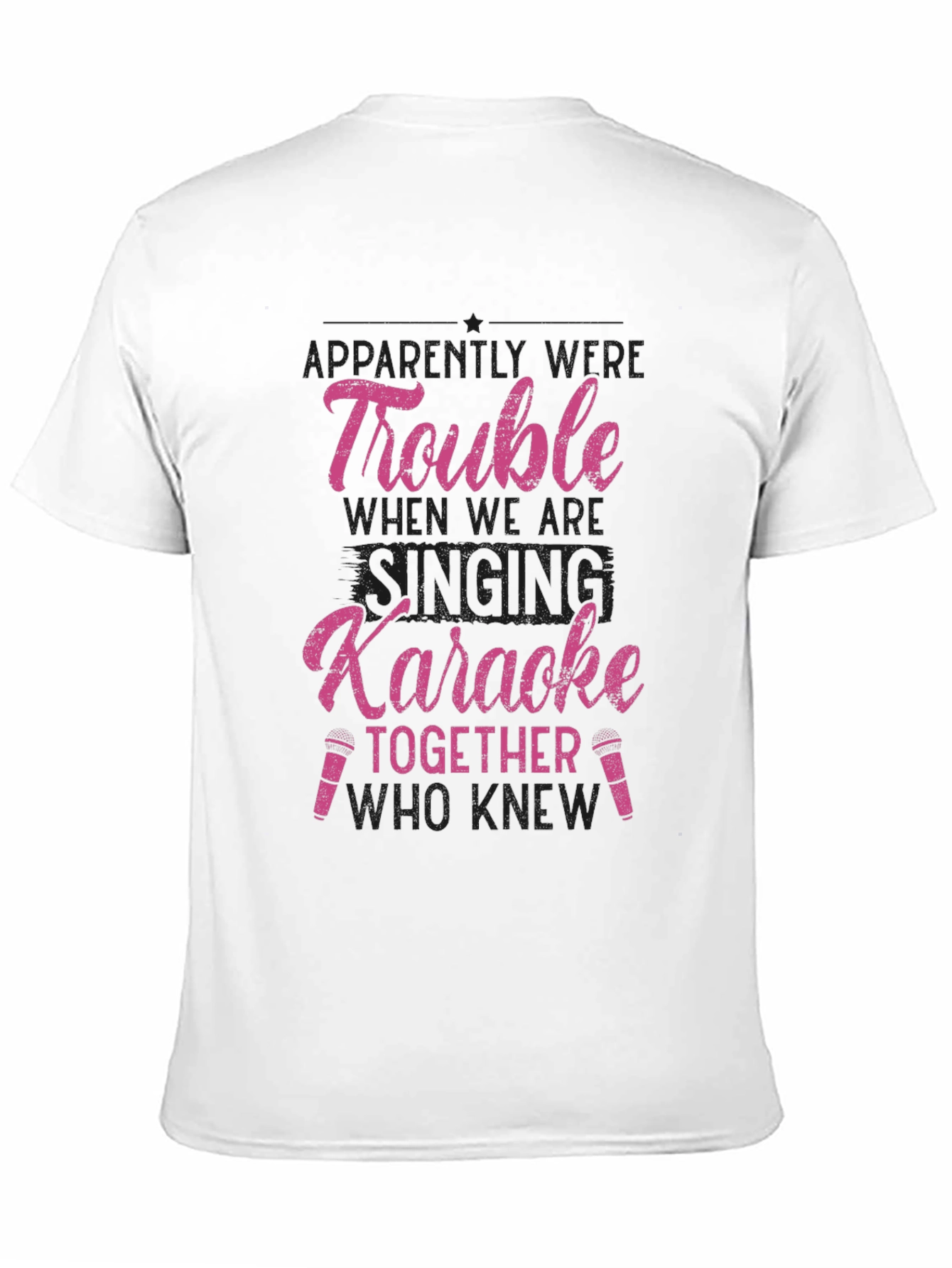 Karaoke Trouble Graphic Tee