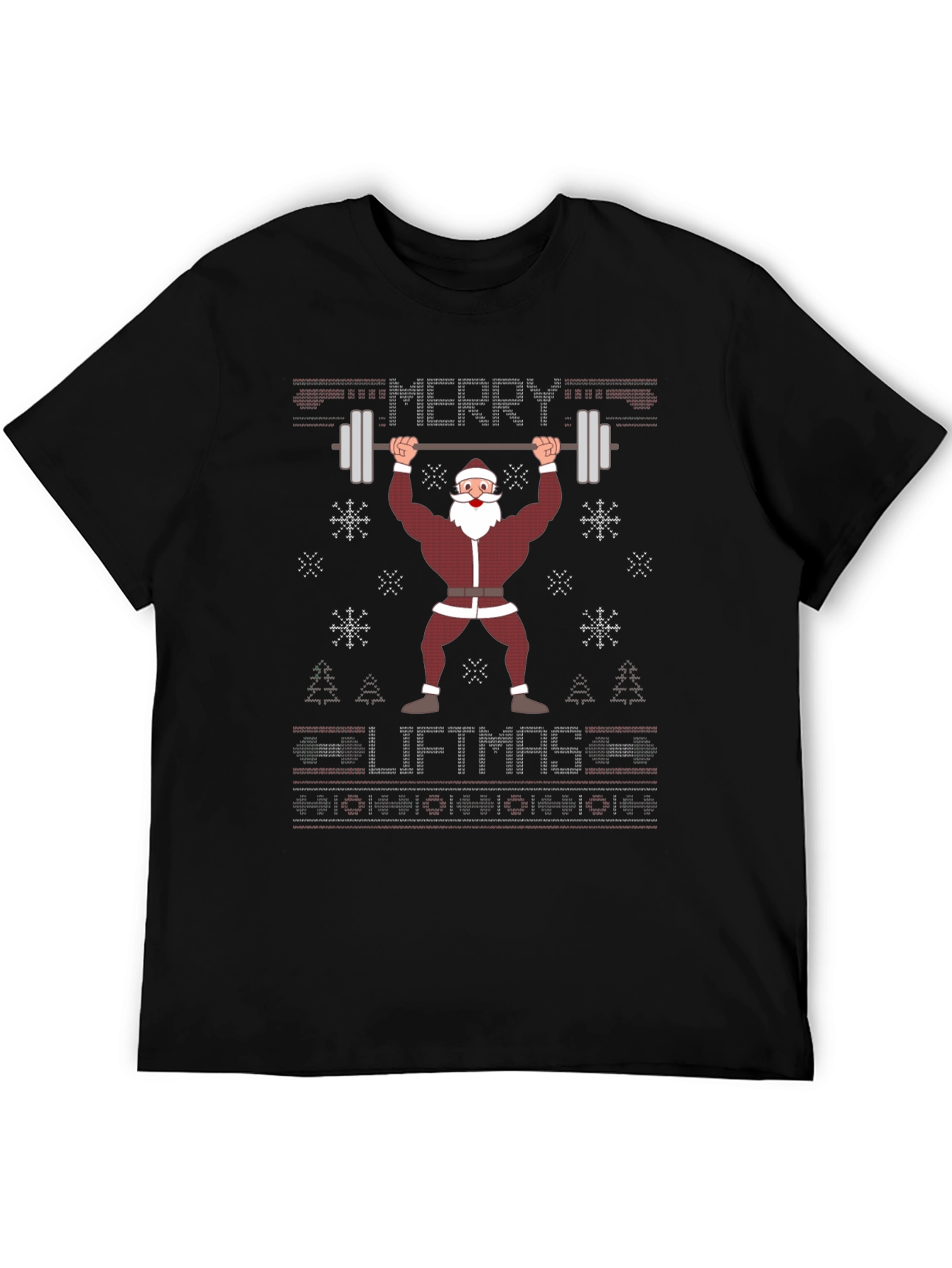 Merry Liftmas Santa Workout T-Shirt