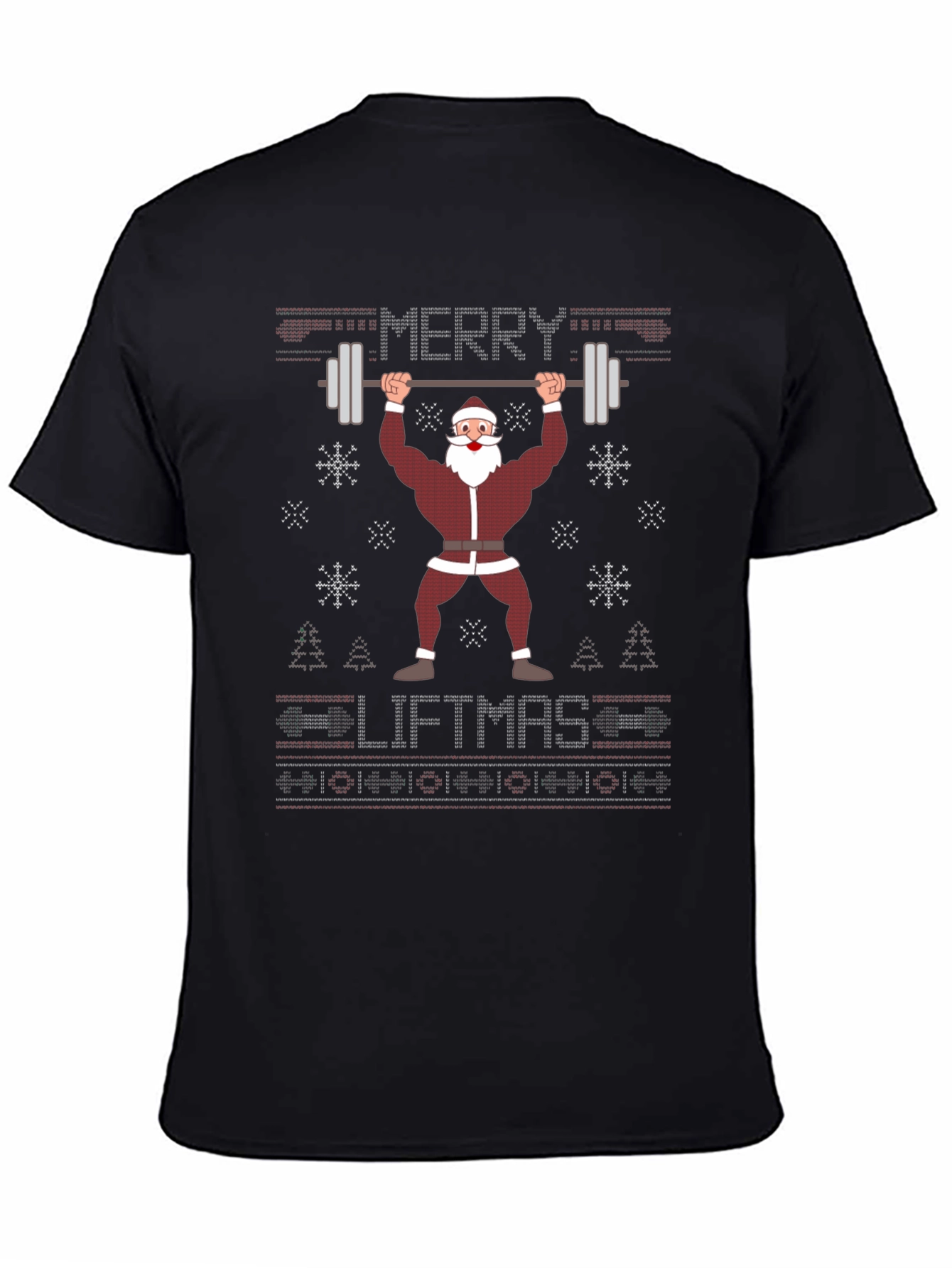 Merry Liftmas Santa Workout T-Shirt