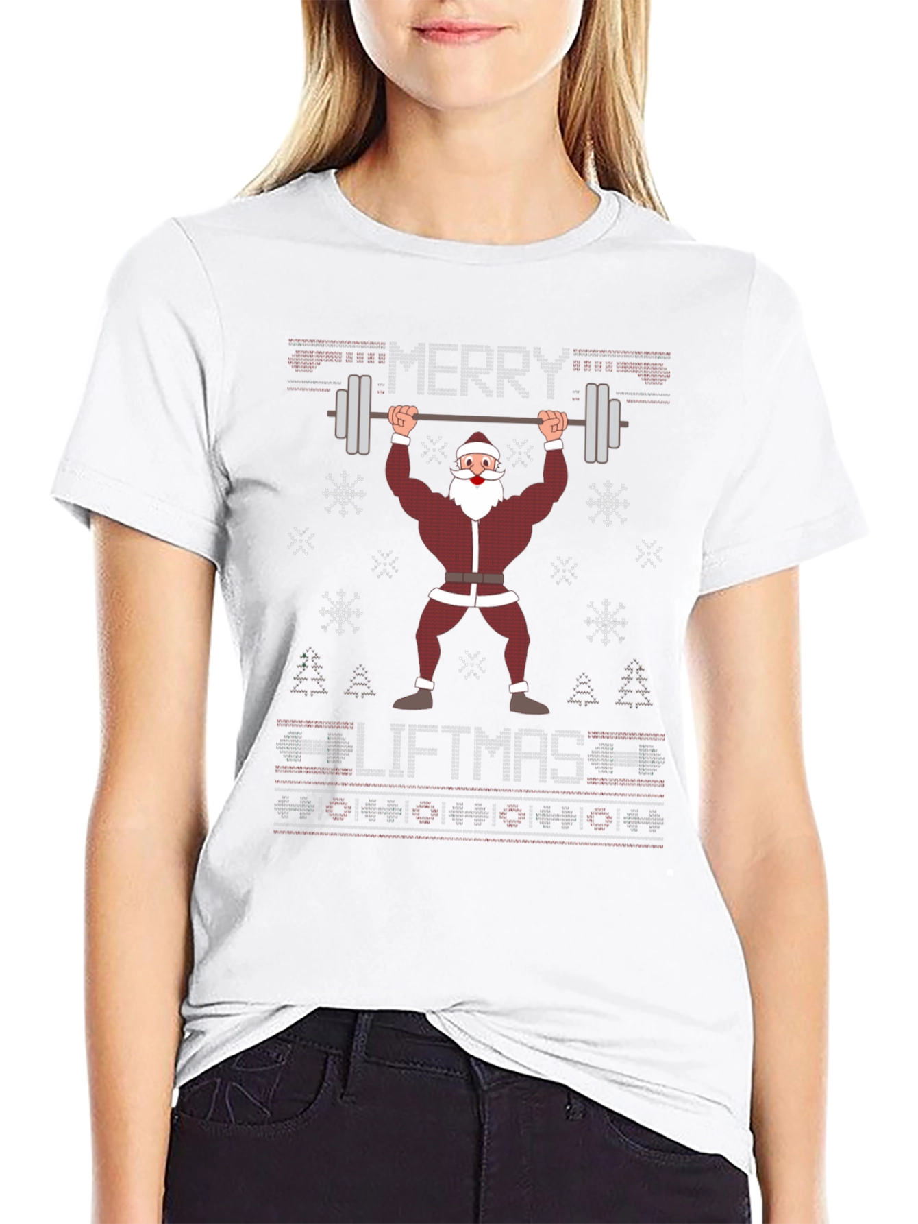 Merry Liftmas Santa Workout T-Shirt