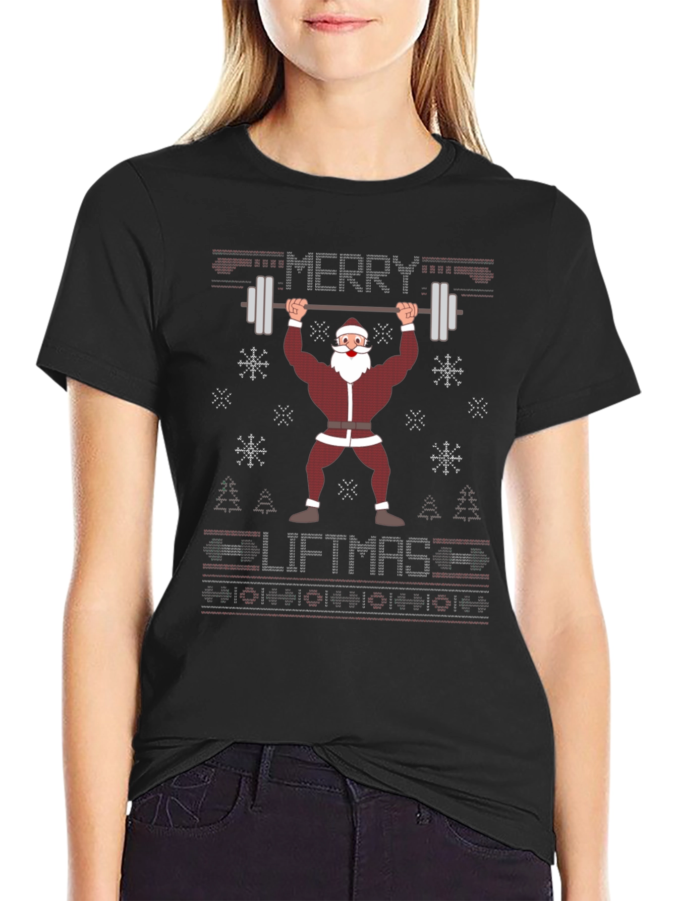 Merry Liftmas Santa Workout T-Shirt