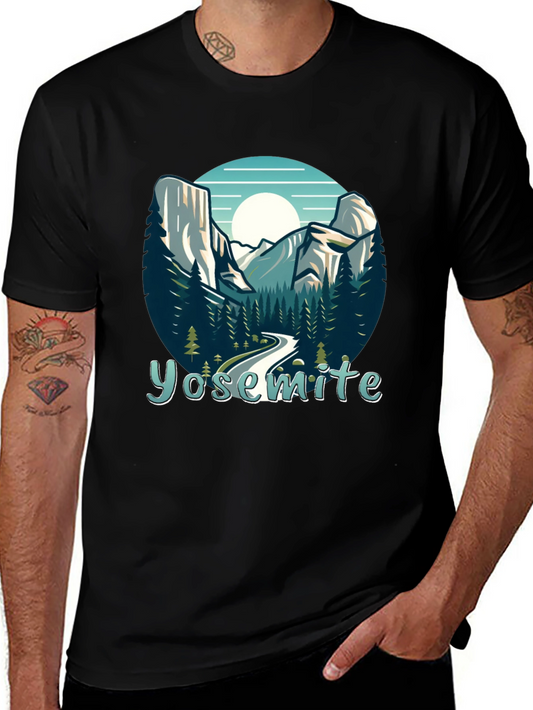 Yosemite National Park Graphic Tee - Black