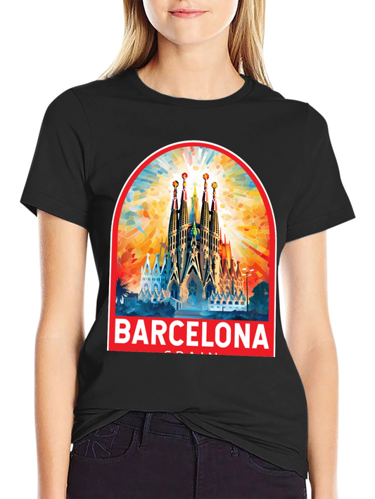 Barcelona Spain T-Shirt Souvenir Graphic Tee