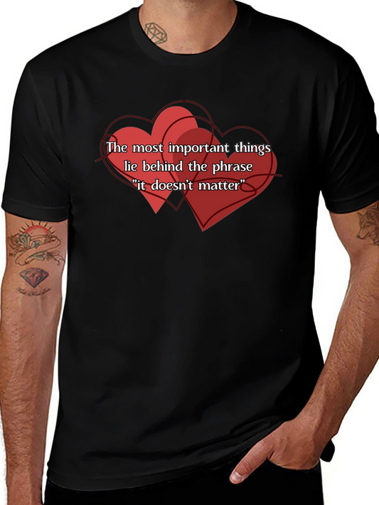 Important Things Tee - Heart Design