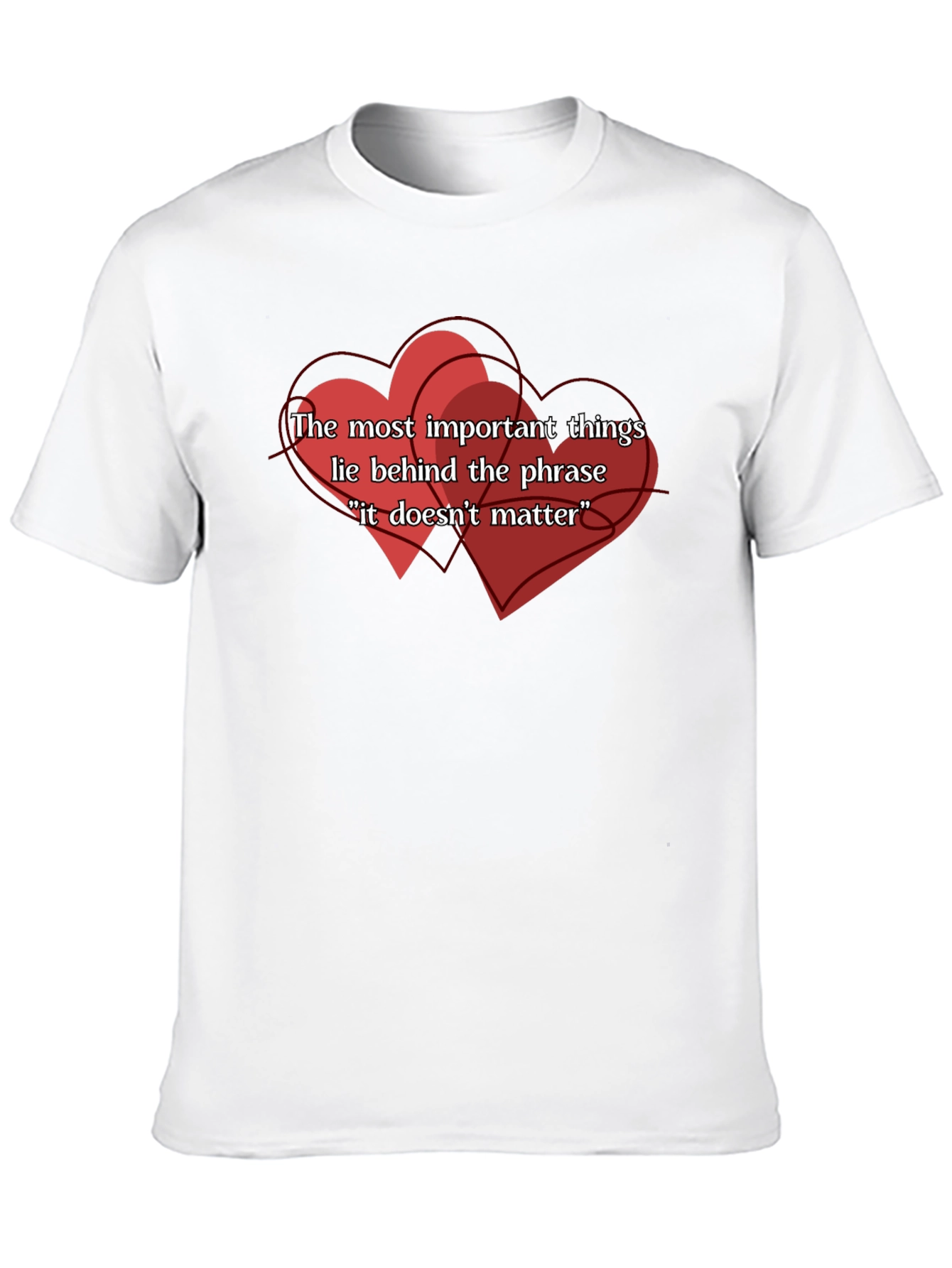 Important Things Tee - Heart Design