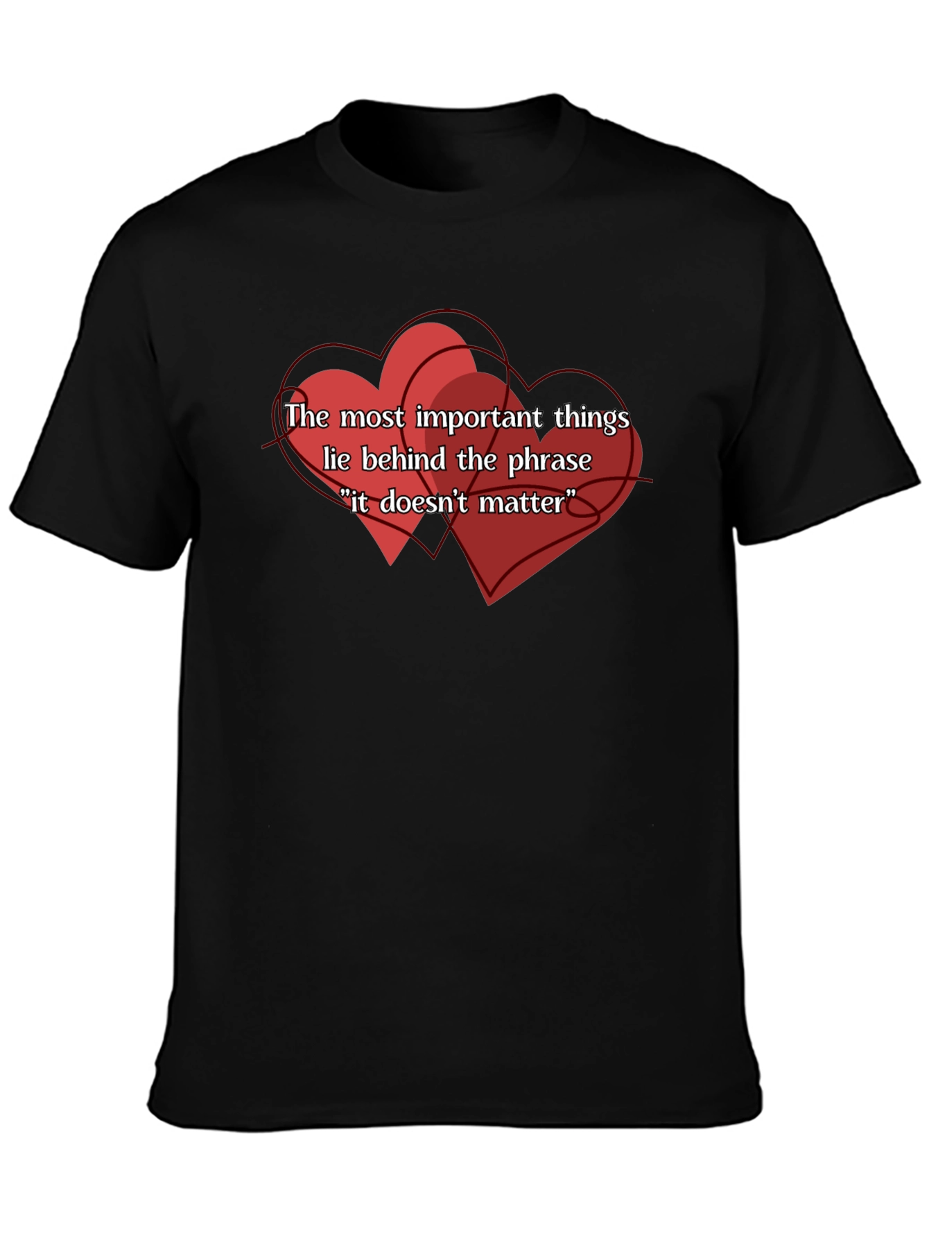 Important Things Tee - Heart Design