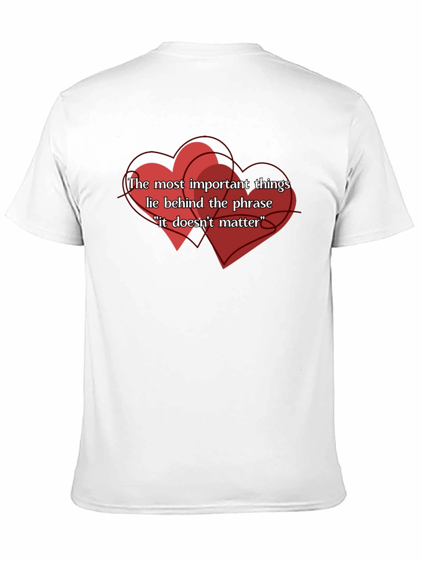 Important Things Tee - Heart Design
