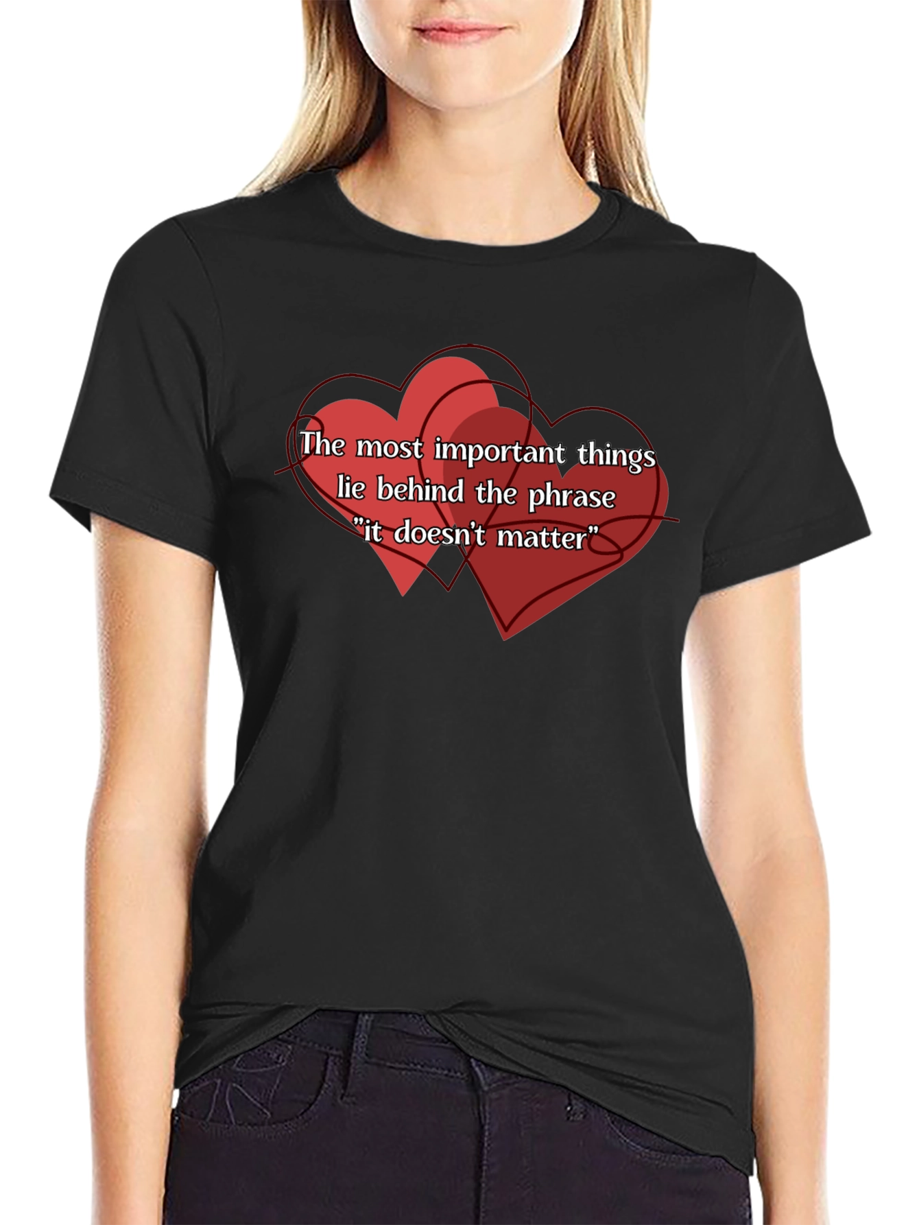 Important Things Tee - Heart Design