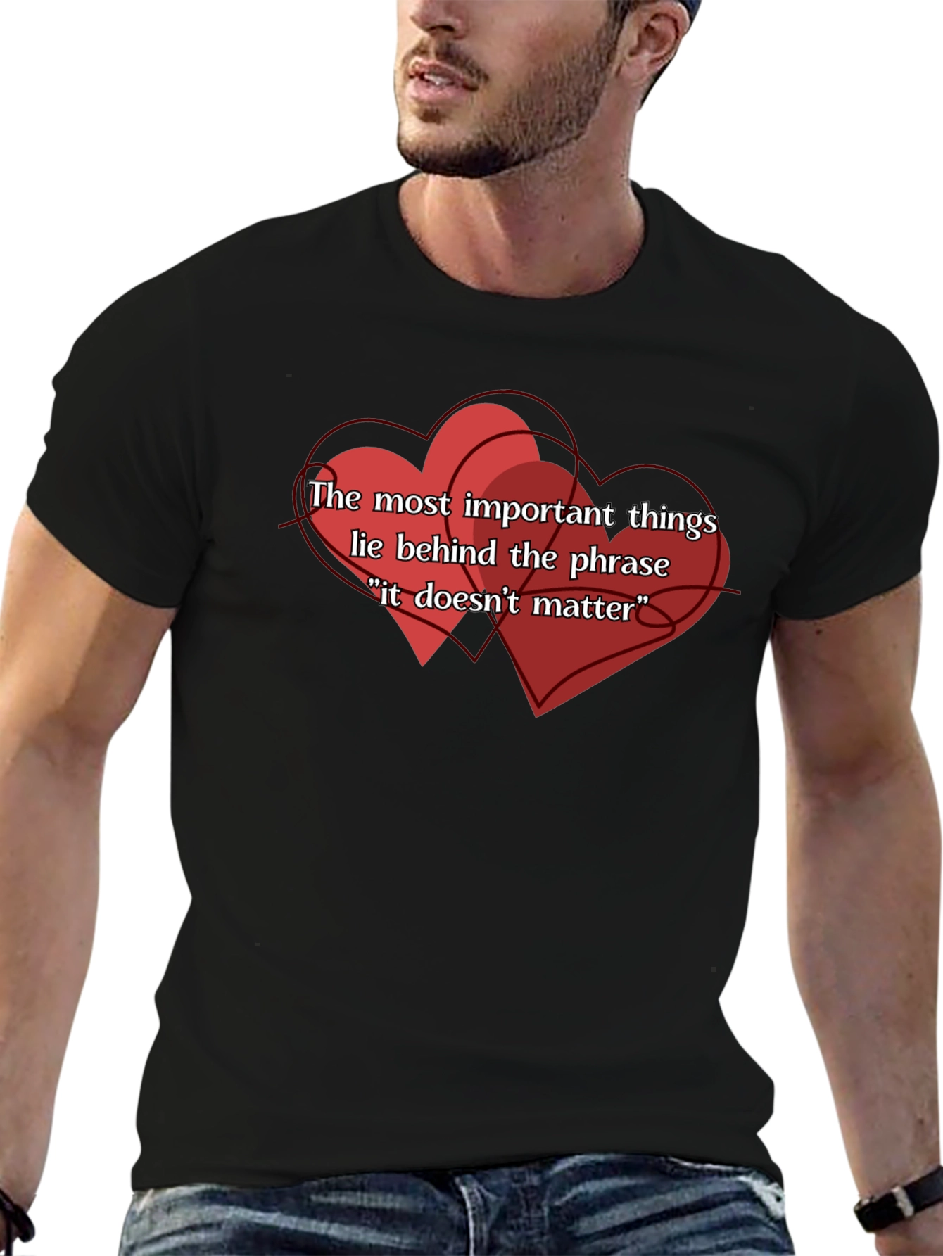 Important Things Tee - Heart Design