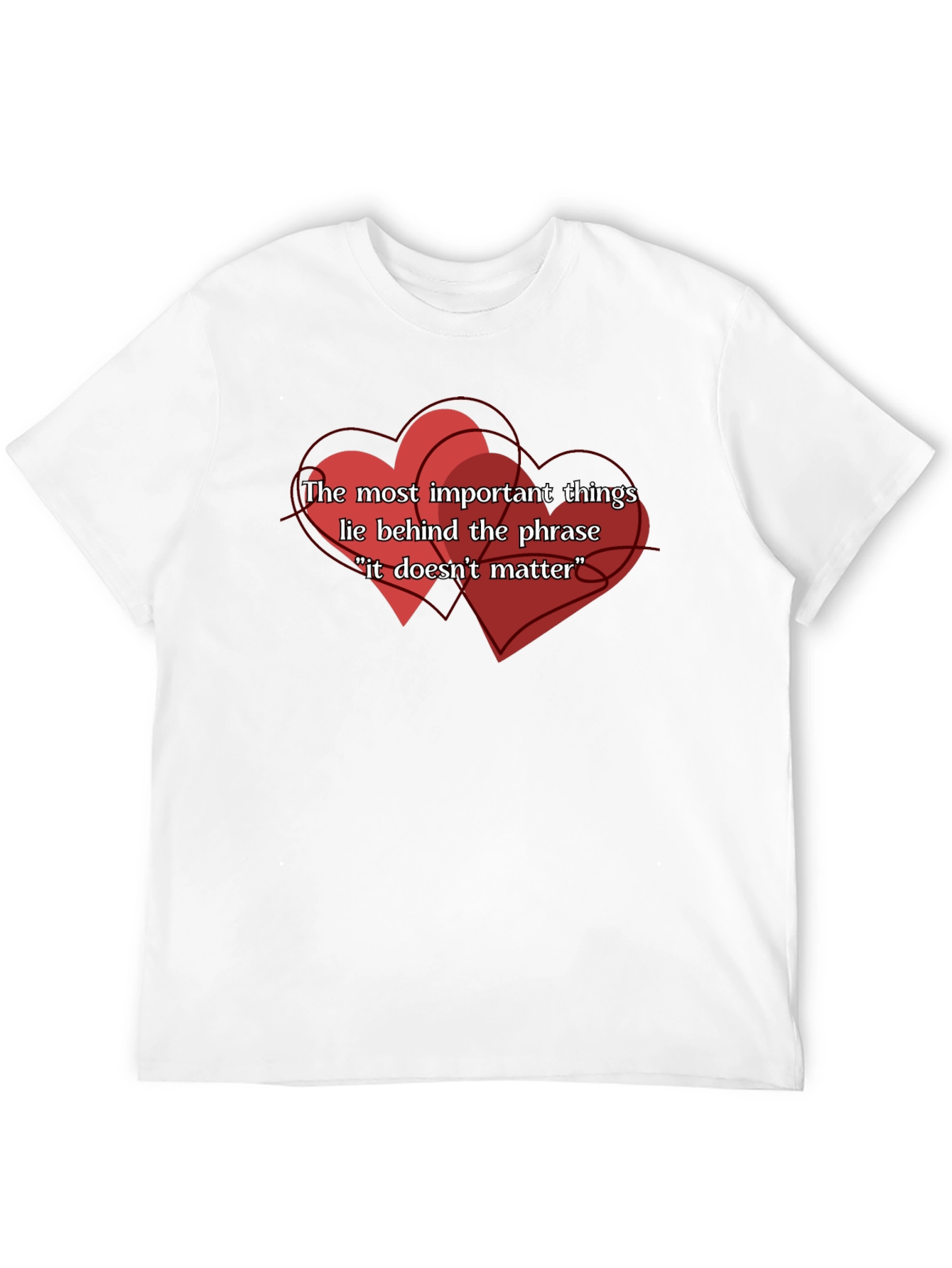 Important Things Tee - Heart Design