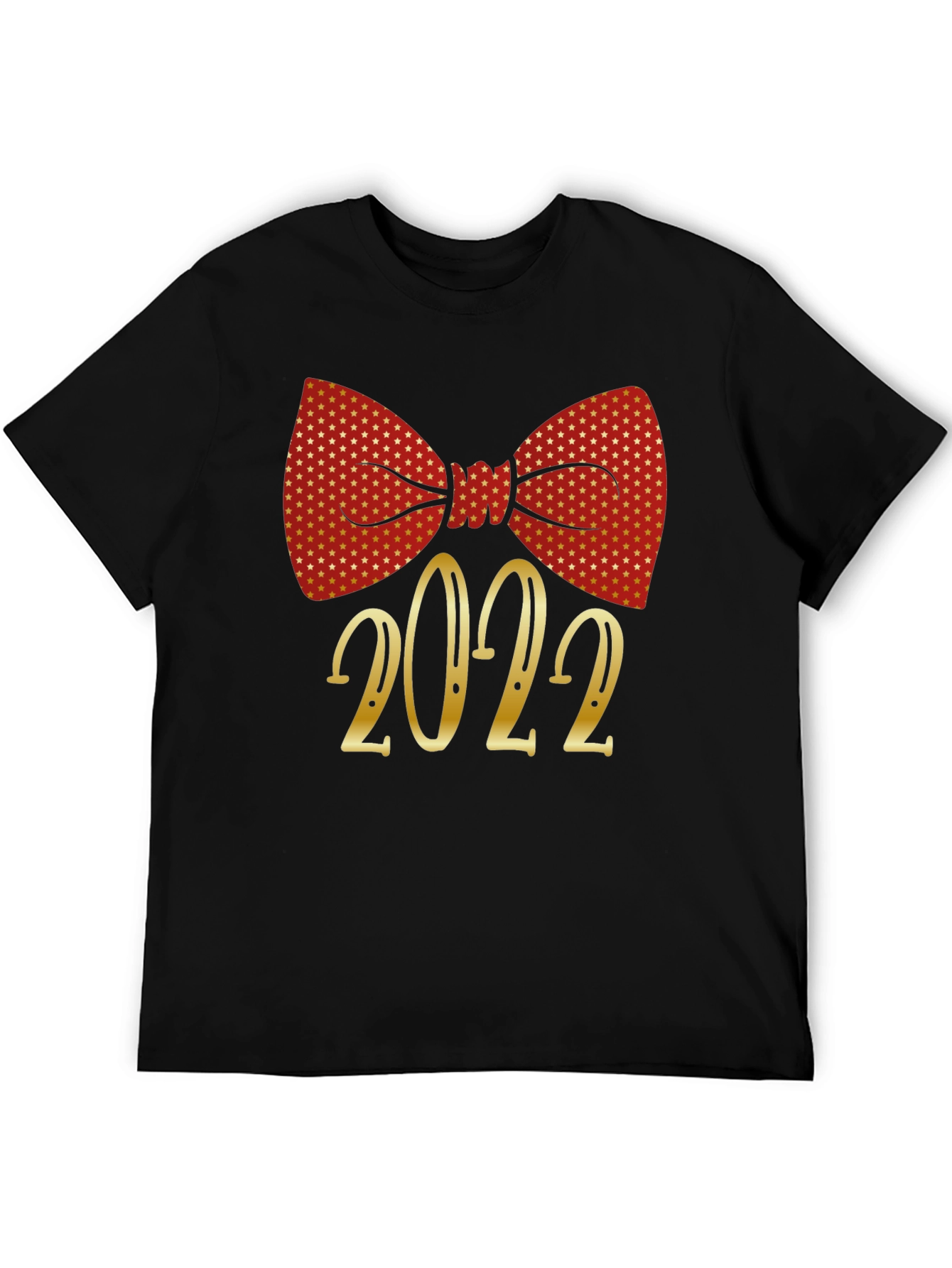 Festive 2022 Bow Tie Graphic T-Shirt
