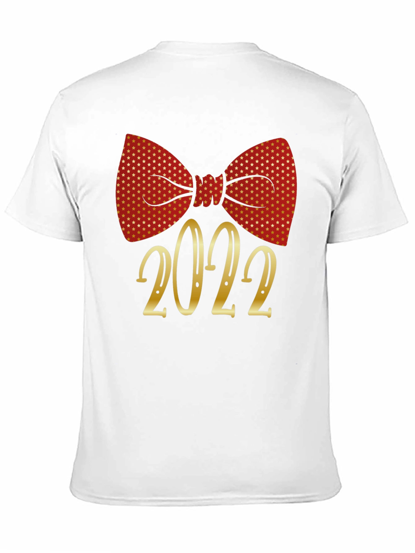 Festive 2022 Bow Tie Graphic T-Shirt