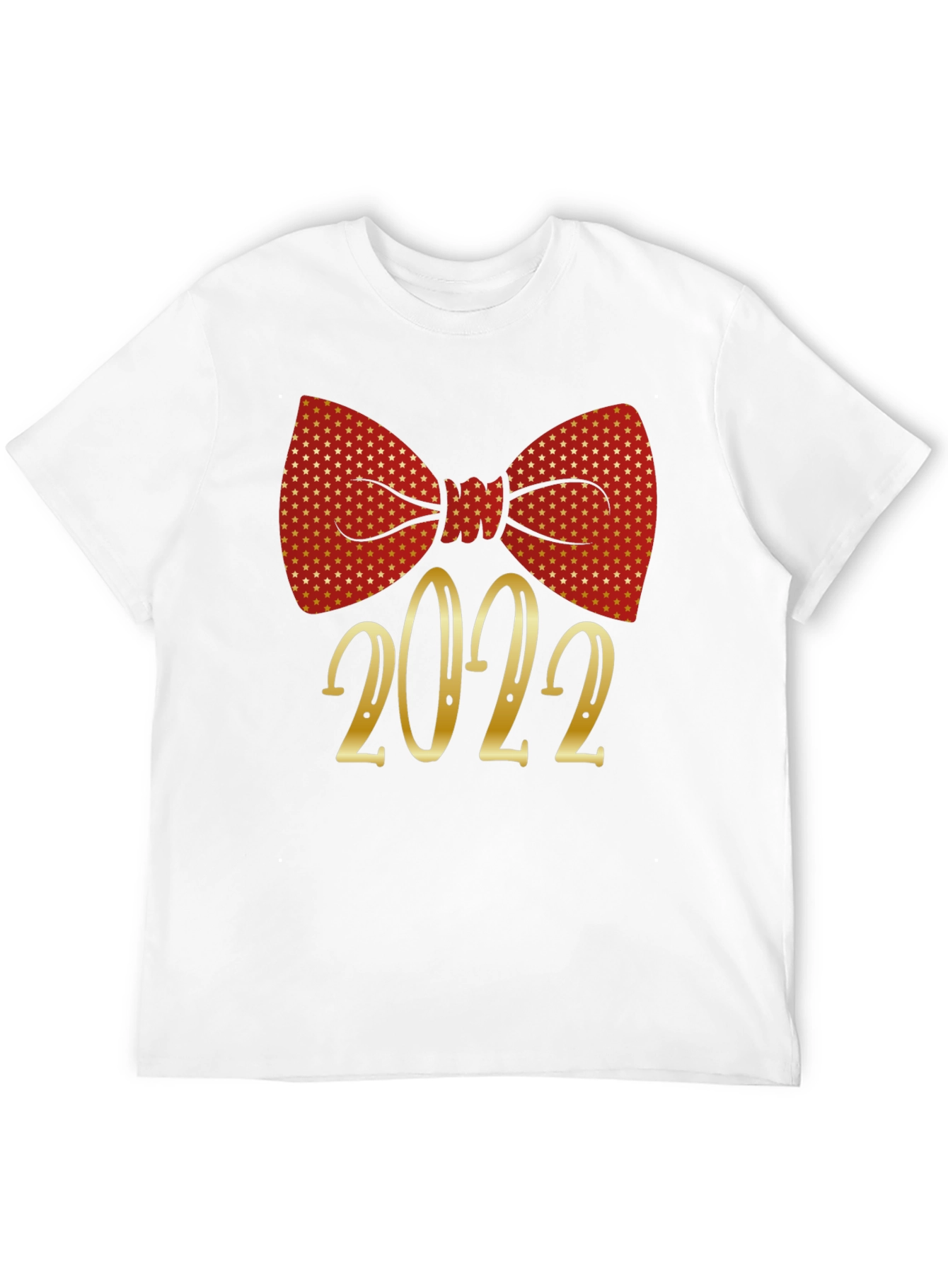 Festive 2022 Bow Tie Graphic T-Shirt